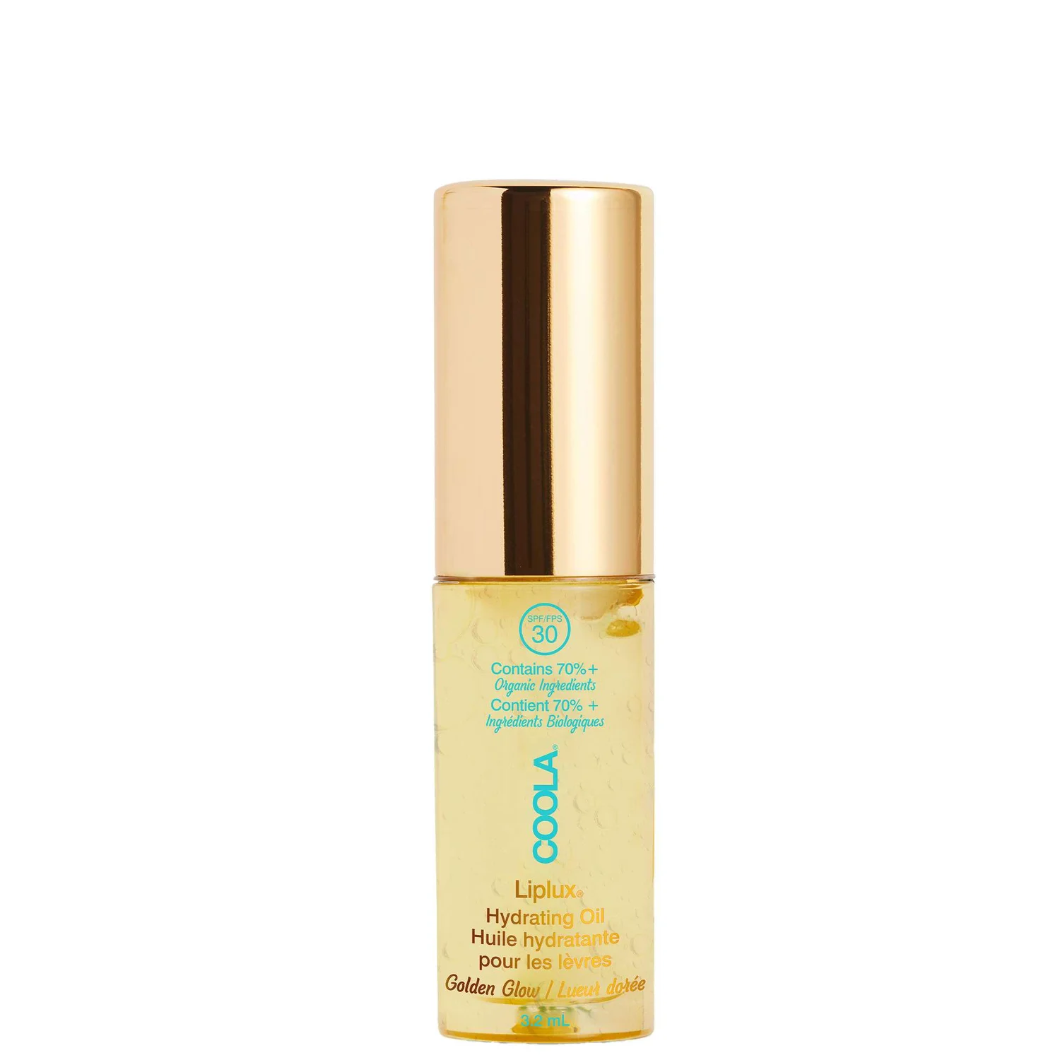 Coola Classic Liplux Hydrating Oil Golden Glow SPF30 3.2ml