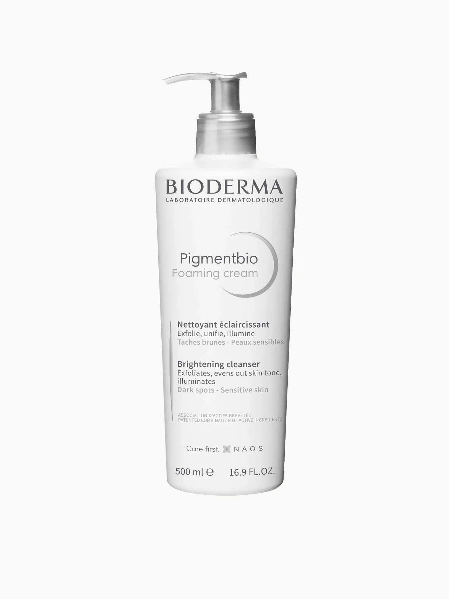 Bioderma Pigmentbio Brightening and Exfoliating Foaming Cream Cleanser for Pigmented Skin