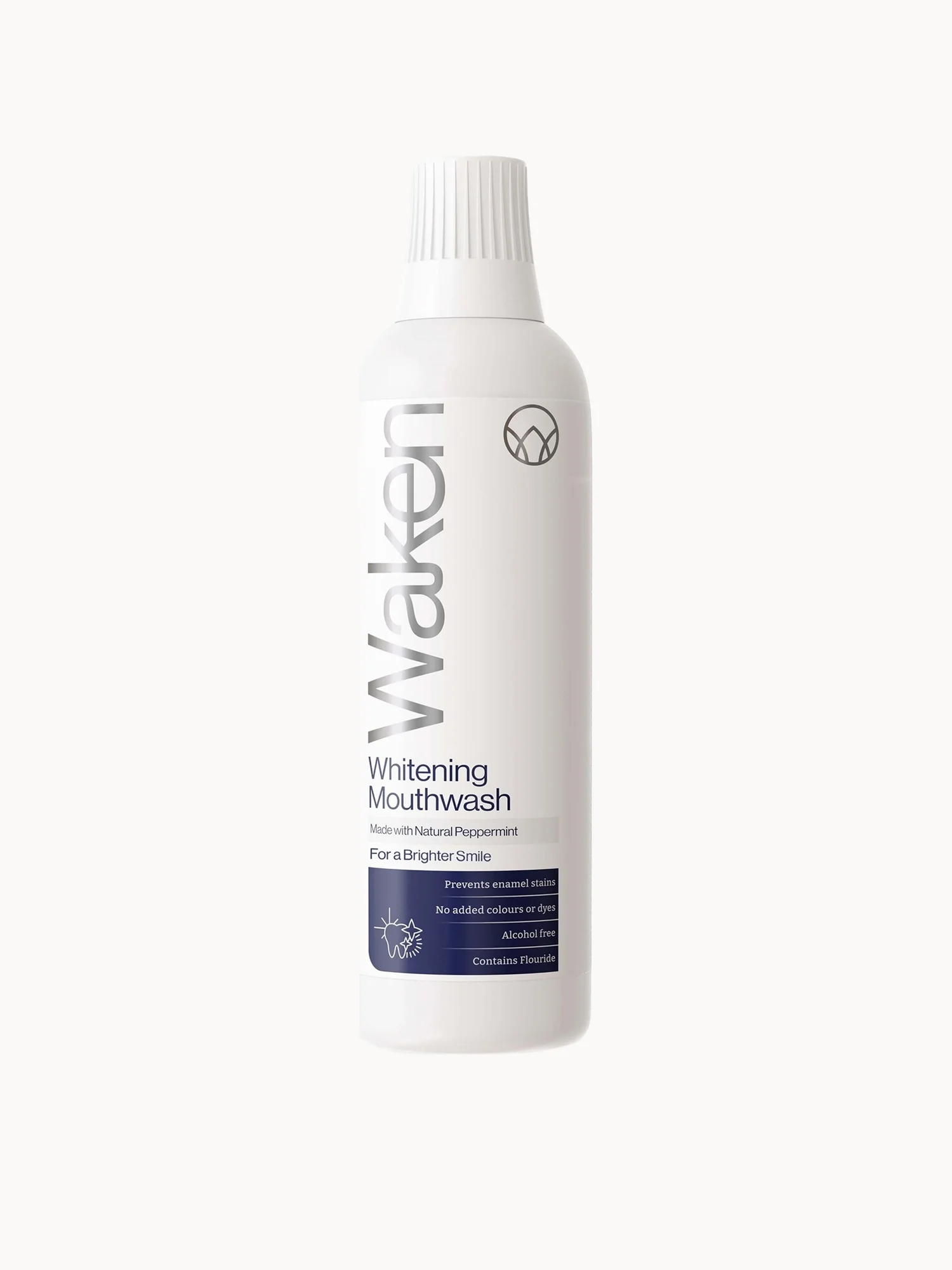 Waken Whitening Mouthwash PepperMint 500ml