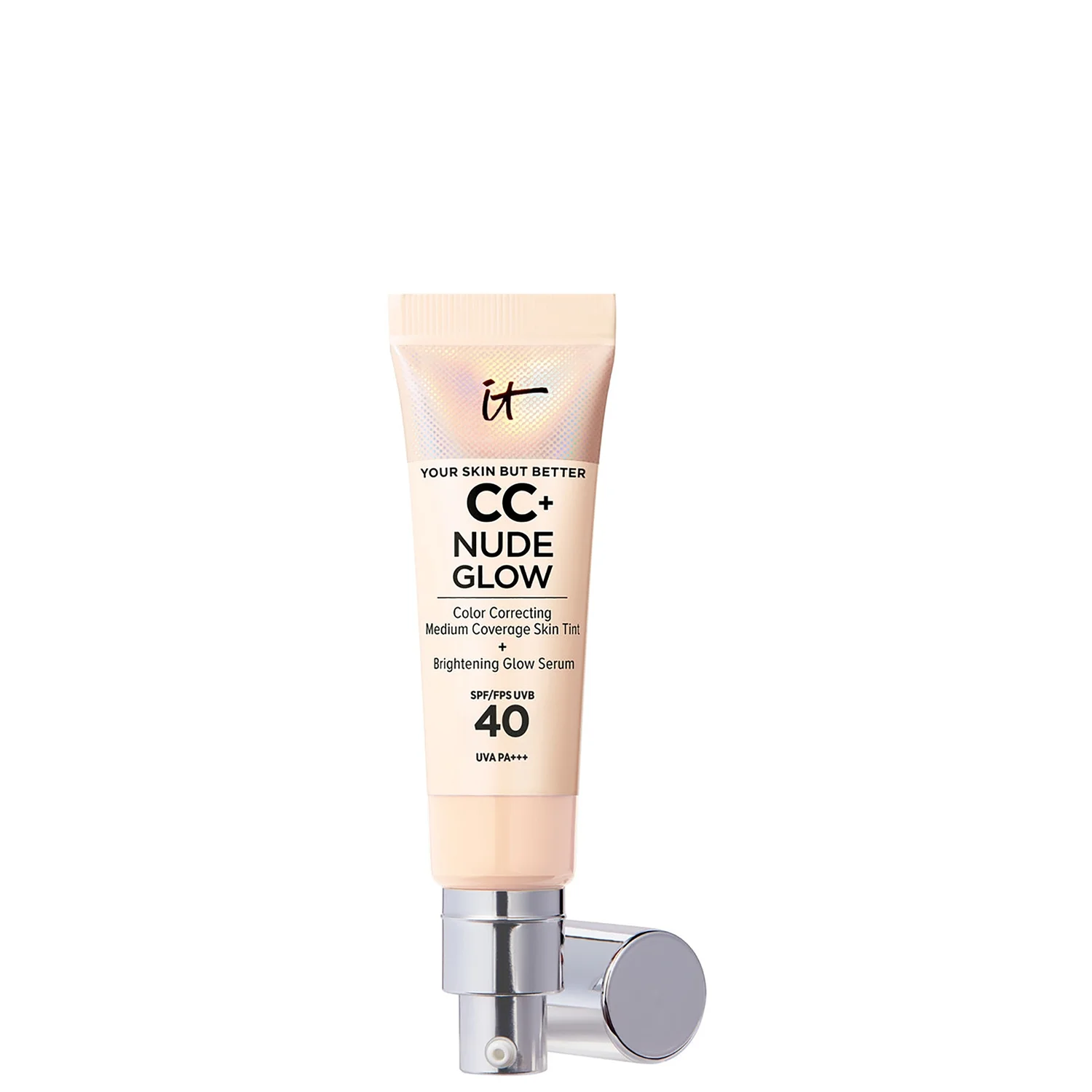 IT Cosmetics CC+ and Nude Glow Lightweight Foundation and Glow Serum with SPF40 32ml