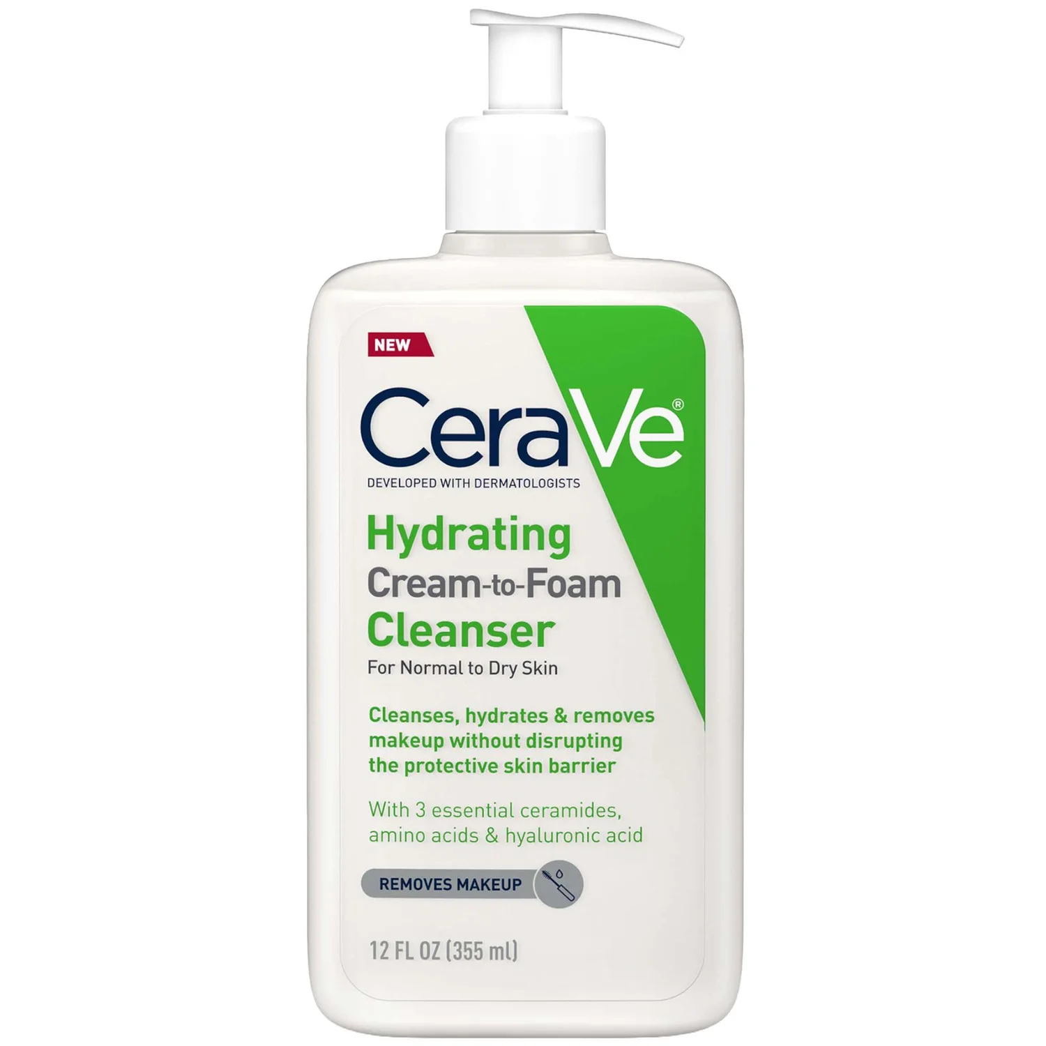 Hydrating Cream-to-Foam Cleanser with Hyaluronic Acid (12 fl. oz.) product image