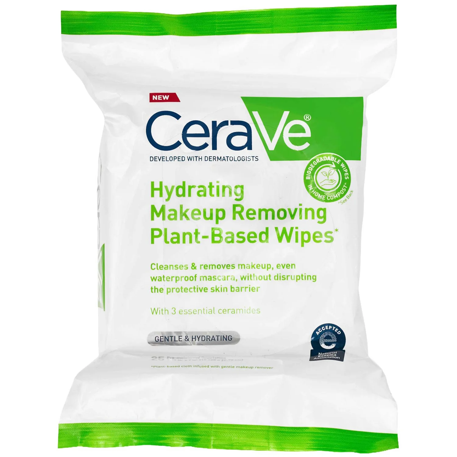 Hydrating Makeup Removing Plant-Based Wipes product image