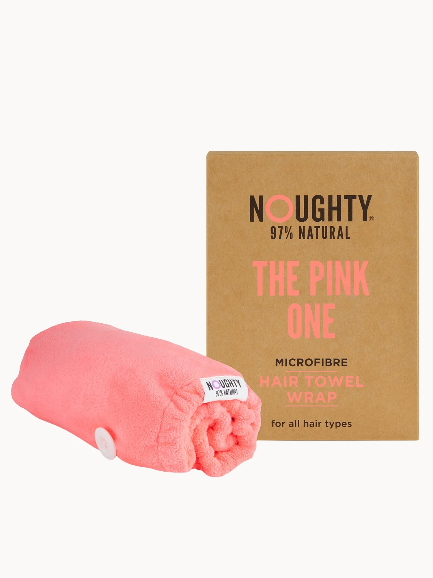 Noughty Hair Towel Pink