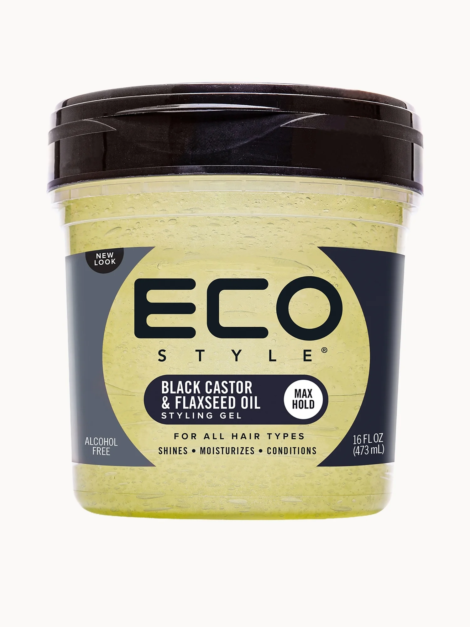 Eco Style Black Castor & Flaxseed Oil Styling Gel 473ml