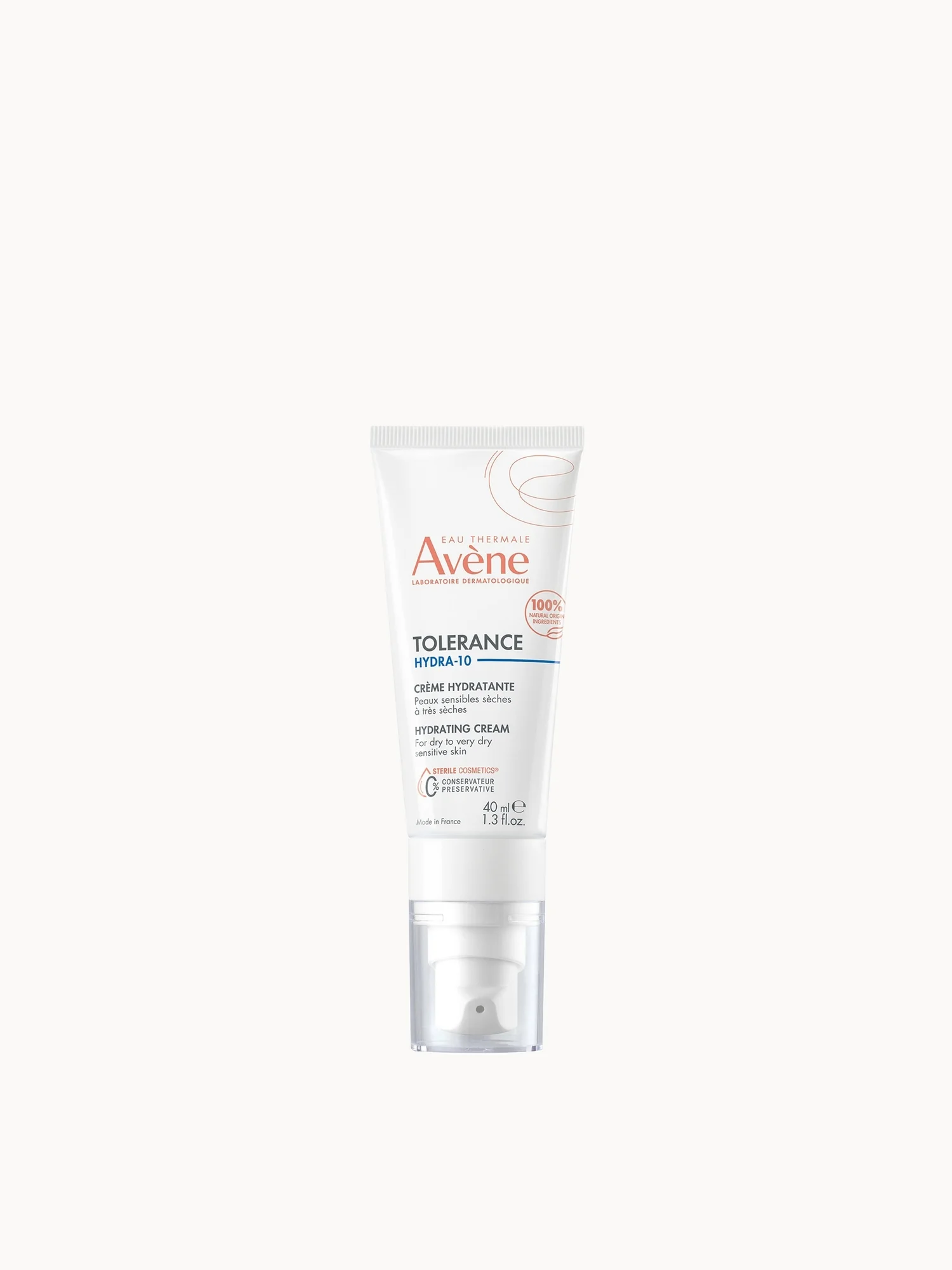 Avène Tolerance Hydra-10 Moisturising Cream for Sensitive Skin 40ml