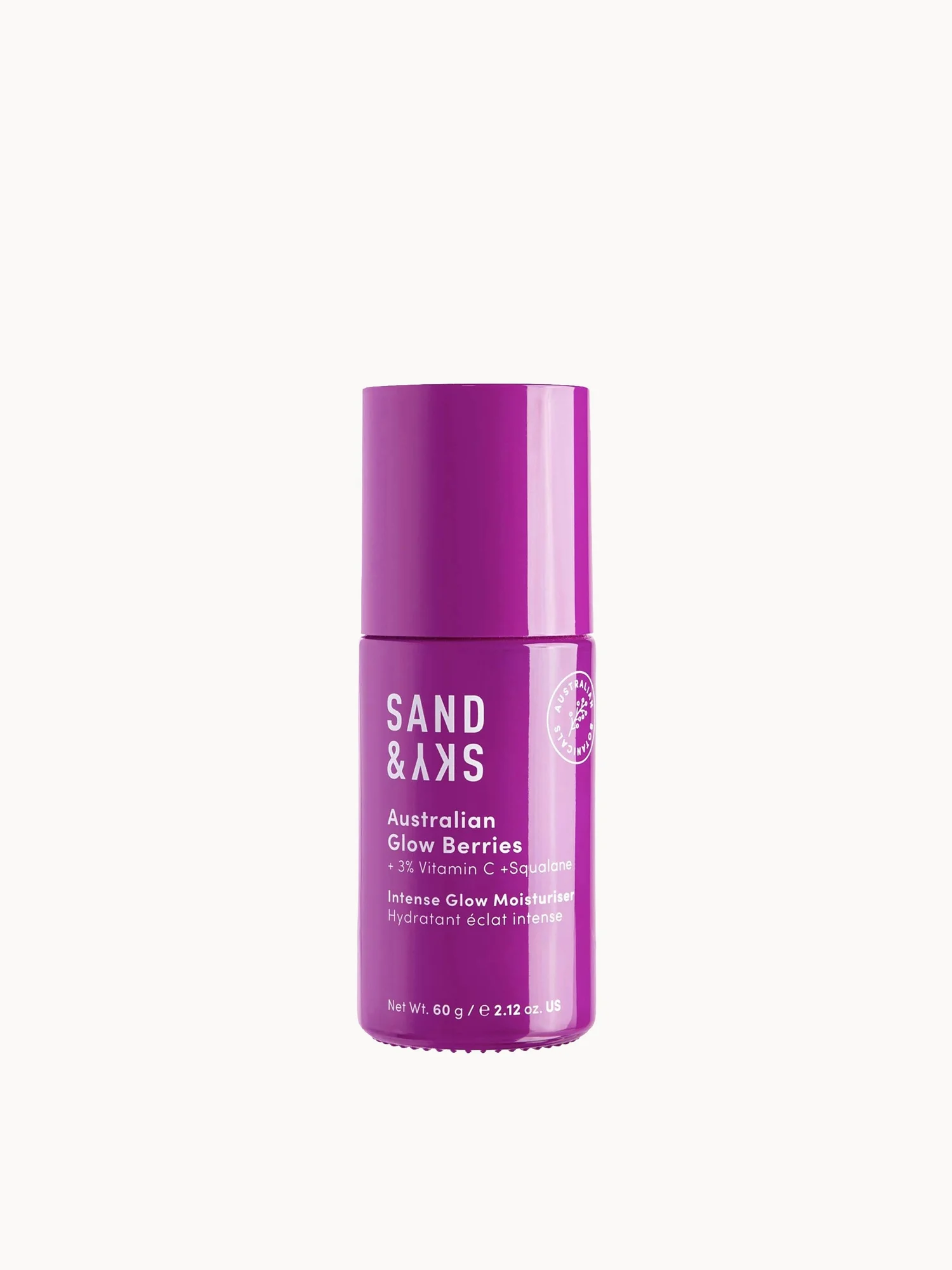 Sand & Sky Australian Glow Berries Intense Glow Moisturiser 60g