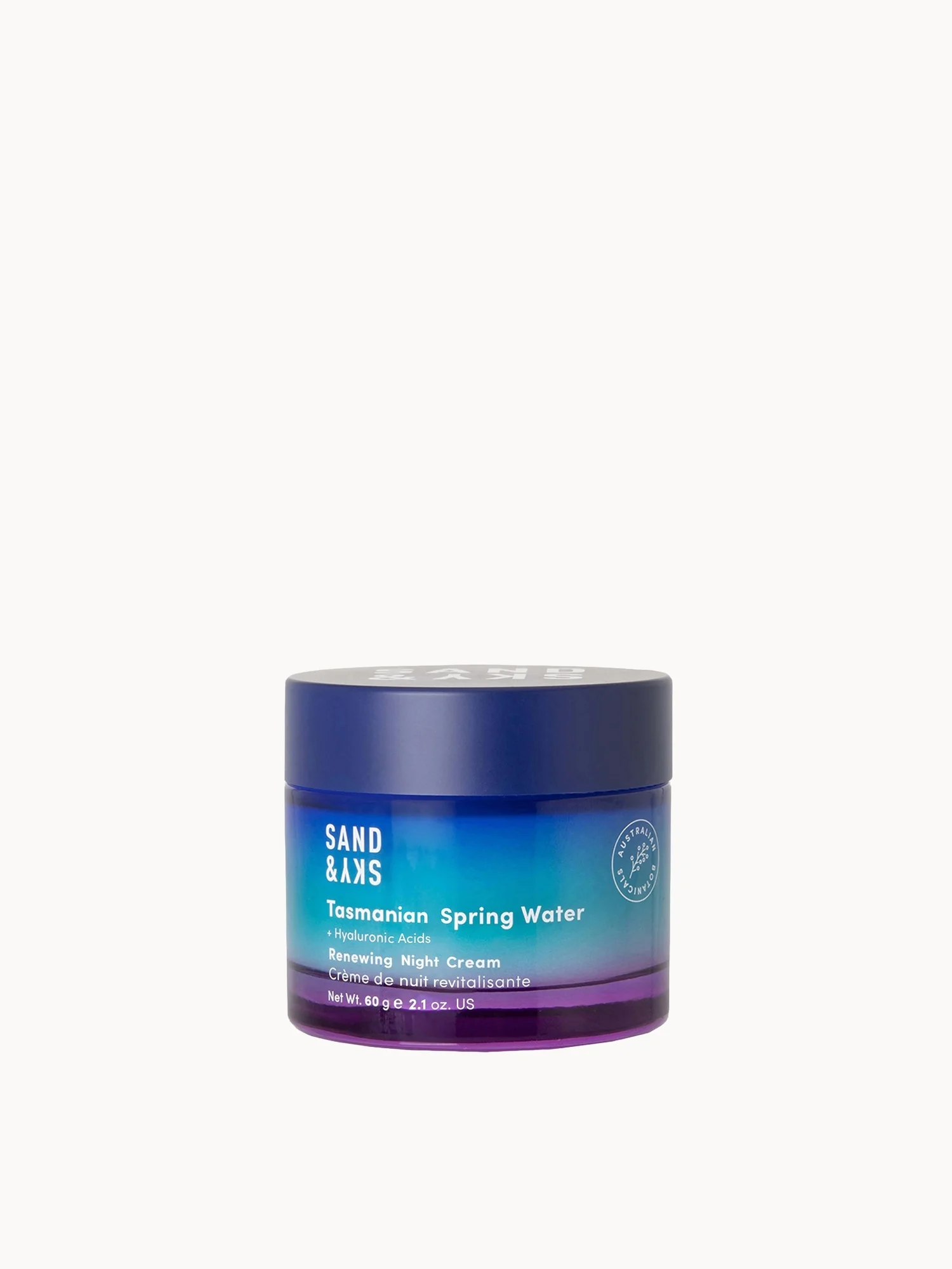 Sand & Sky Tasmanian Spring Water Night Cream 60g
