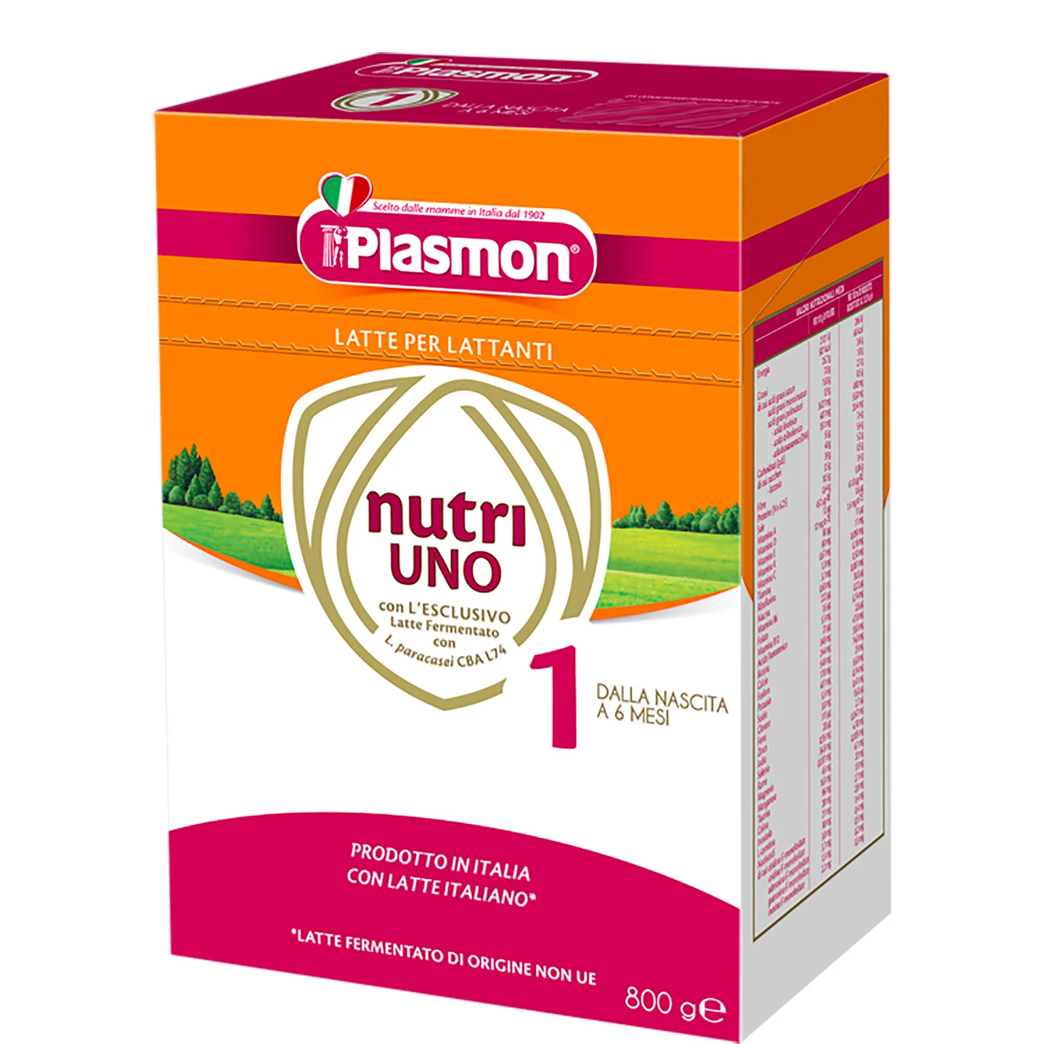 Nutri-UNO Latte per Lattanti in polvere 2 x 400 g | Plasmon IT Nutri-UNO Latte per Lattanti in polvere 2 x 400 g | Plasmon IT
