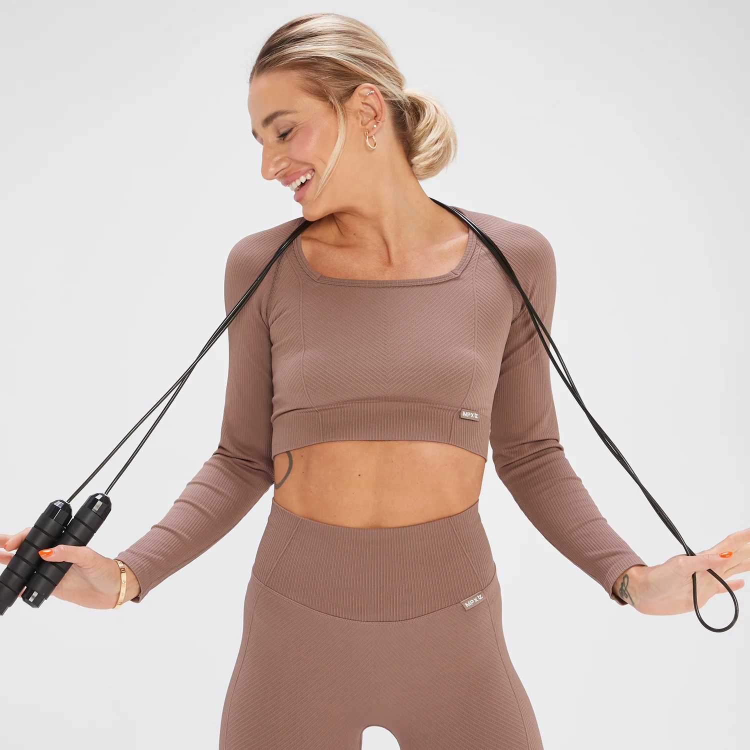 Crop top vert ajouré à la poitrine Crop top vert ajouré à la poitrine