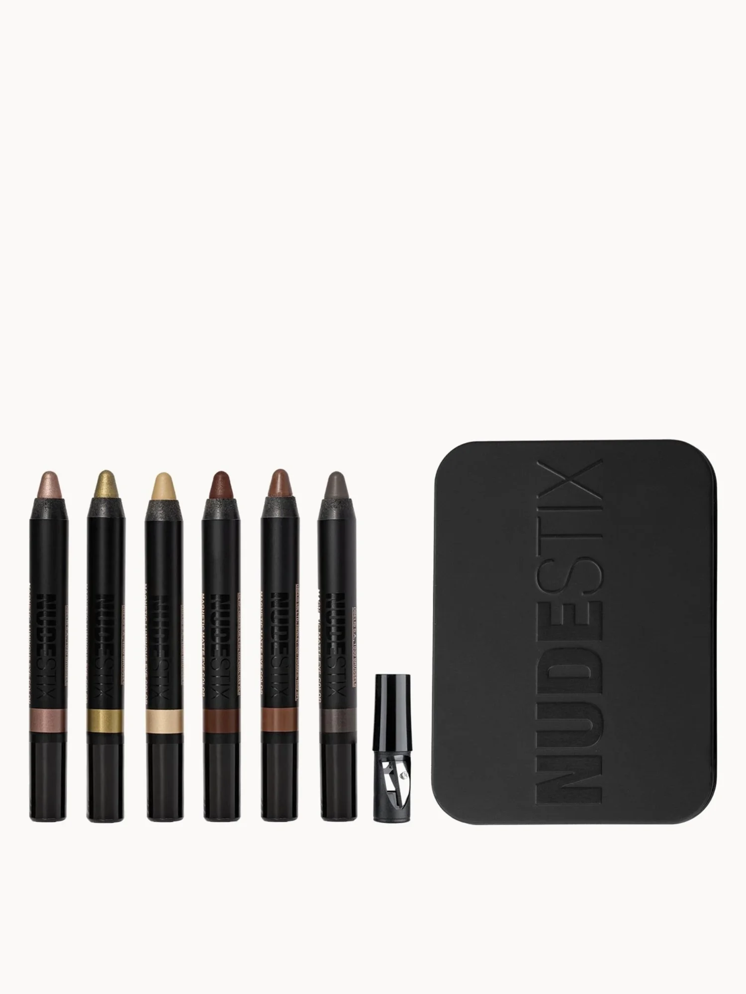 NUDESTIX Nude Earth 6 Piece Eye Kit (Worth £126.00)