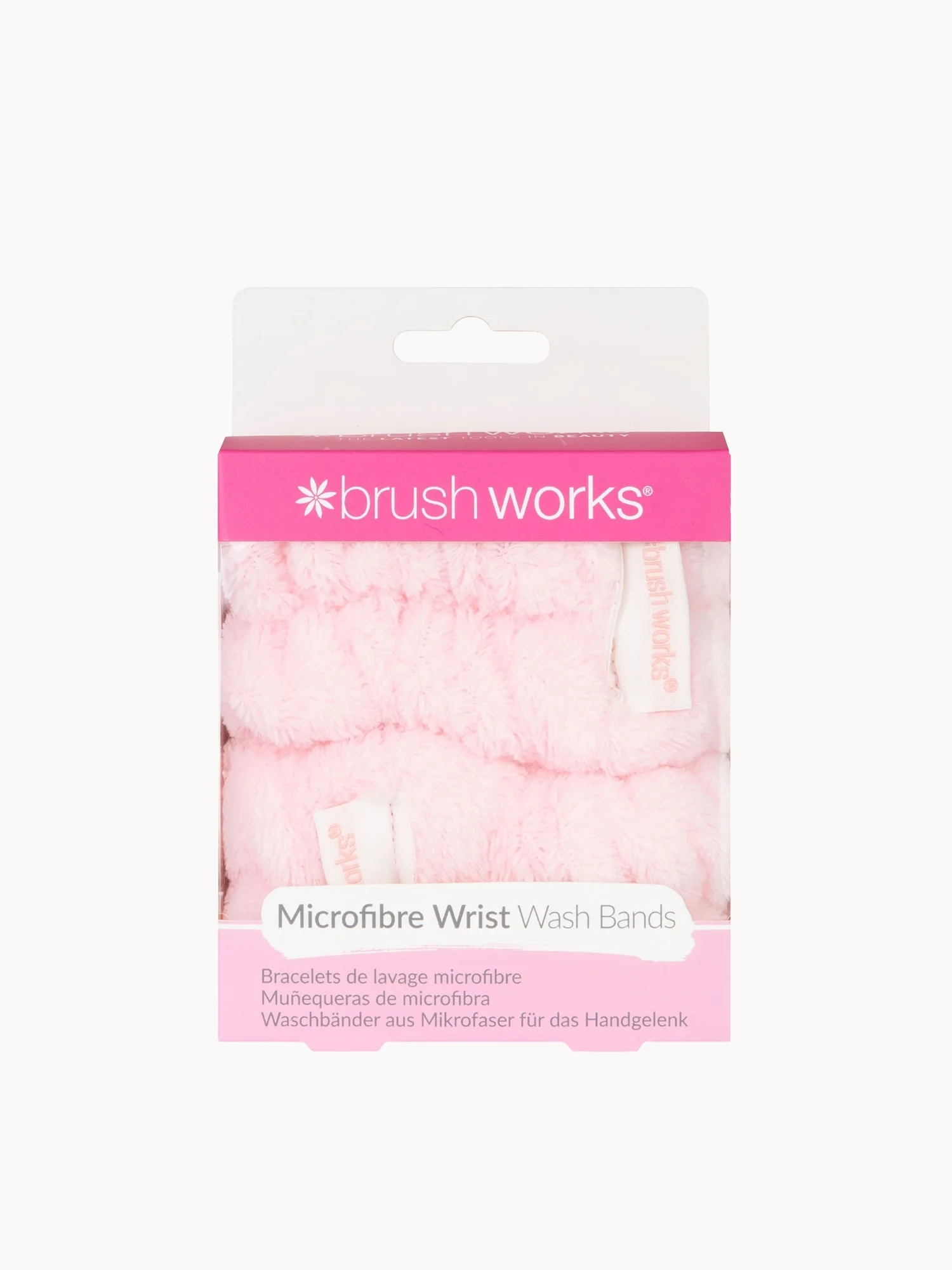 brushworks Microfibre Wrist Wash Bands - 2 Pack