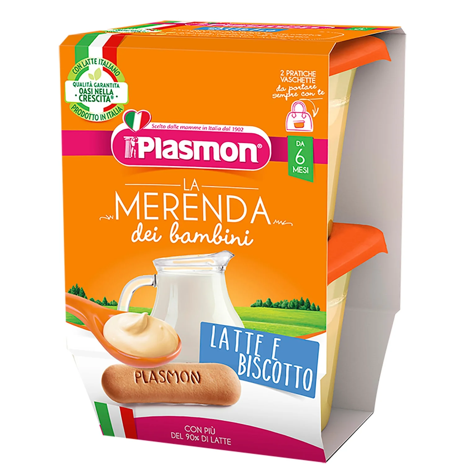 la Merenda Latte e Biscotto 24 x 120g | Plasmon IT la Merenda Latte e Biscotto 24 x 120g | Plasmon IT