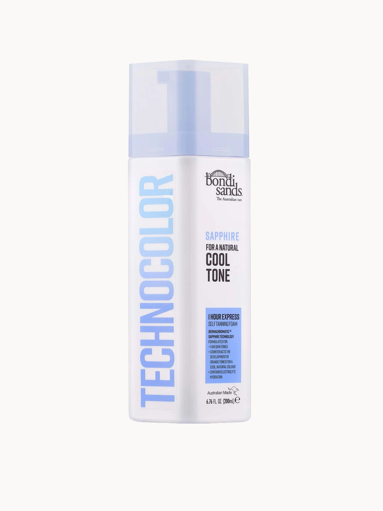 Bondi Sands Technocolor 1 Hour Express Self Tanning Foam - Sapphire 200ml