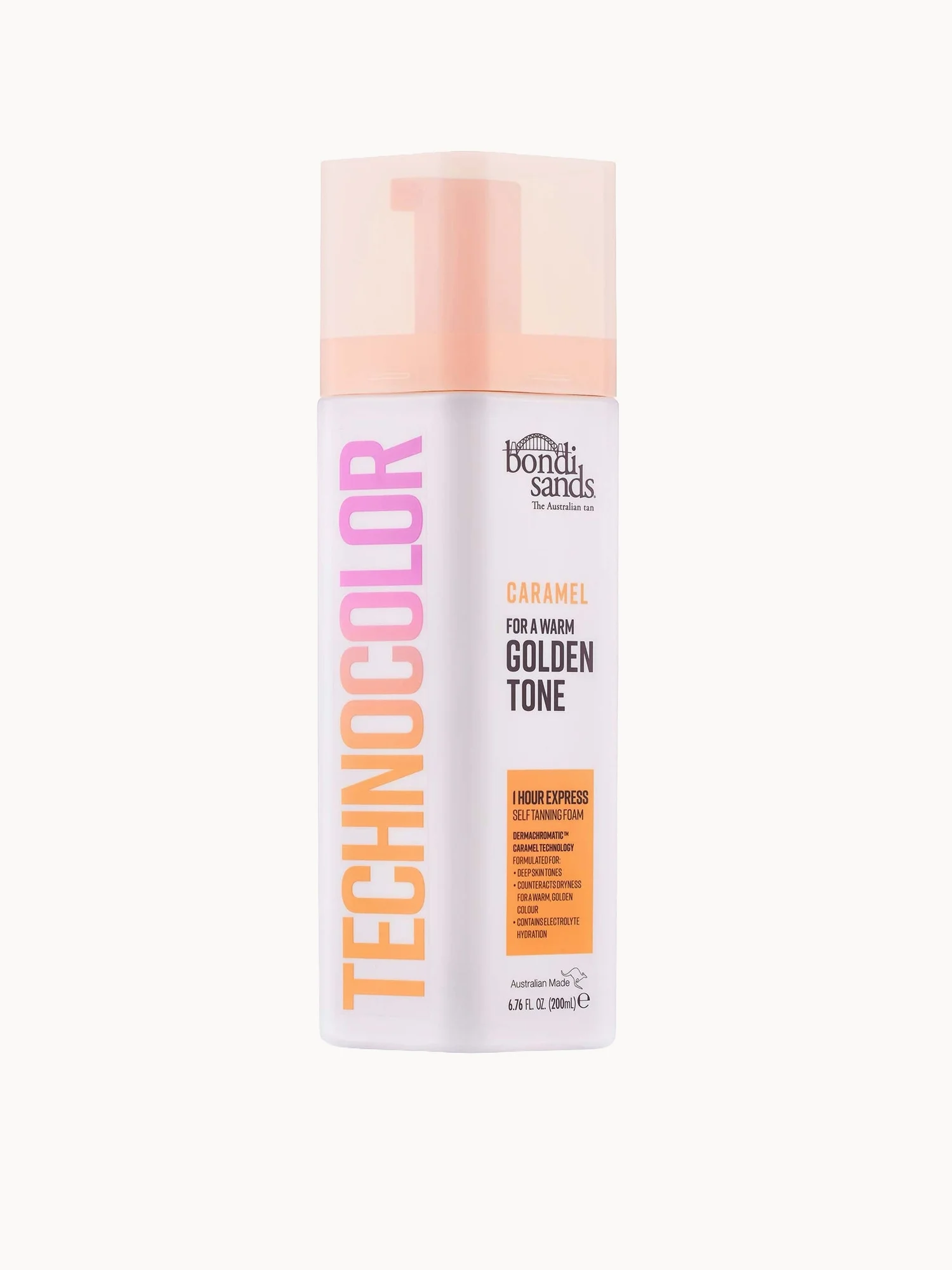 Bondi Sands Technocolor 1 Hour Express Self Tanning Foam - Caramel 200ml