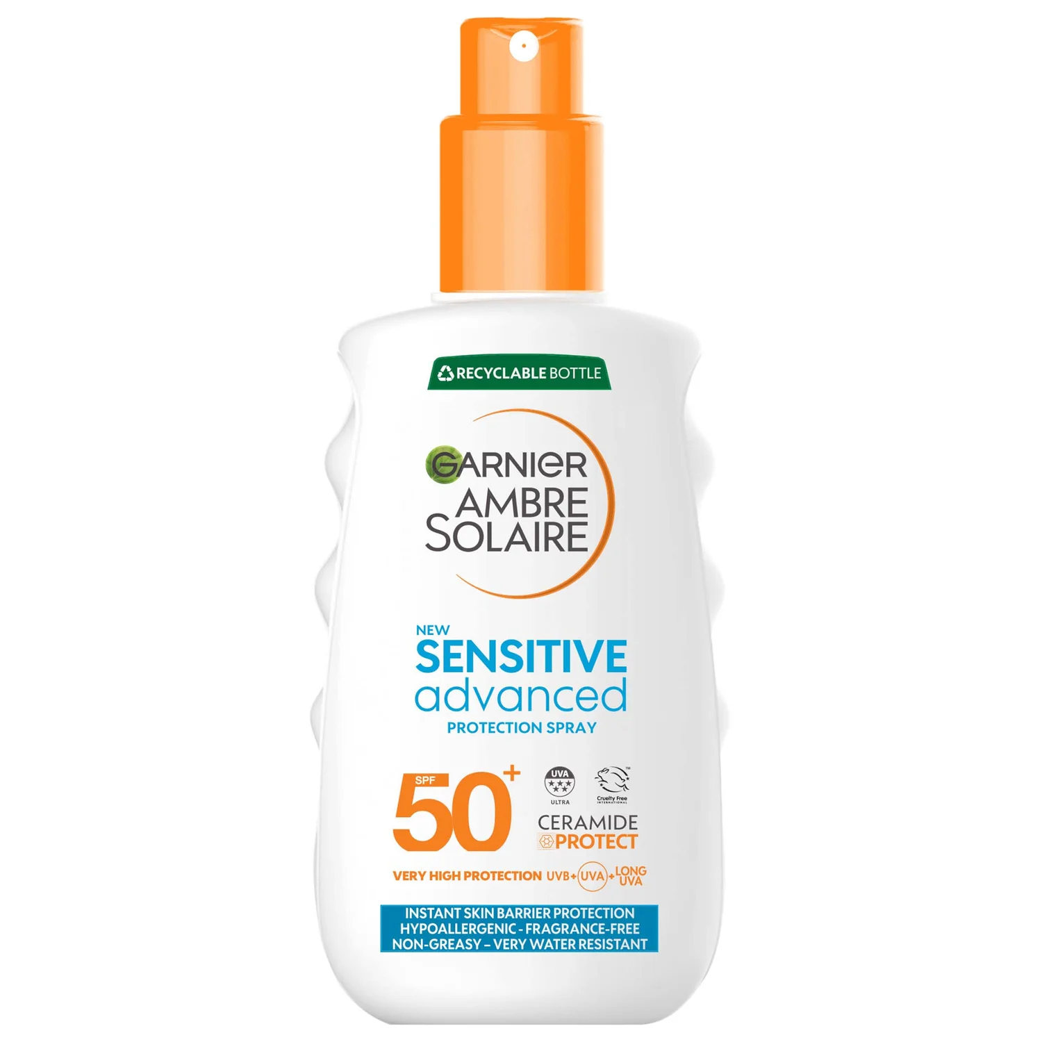 Garnier Ambre Solaire SPF 50+ Sensitive Advanced Sun Spray 150ml