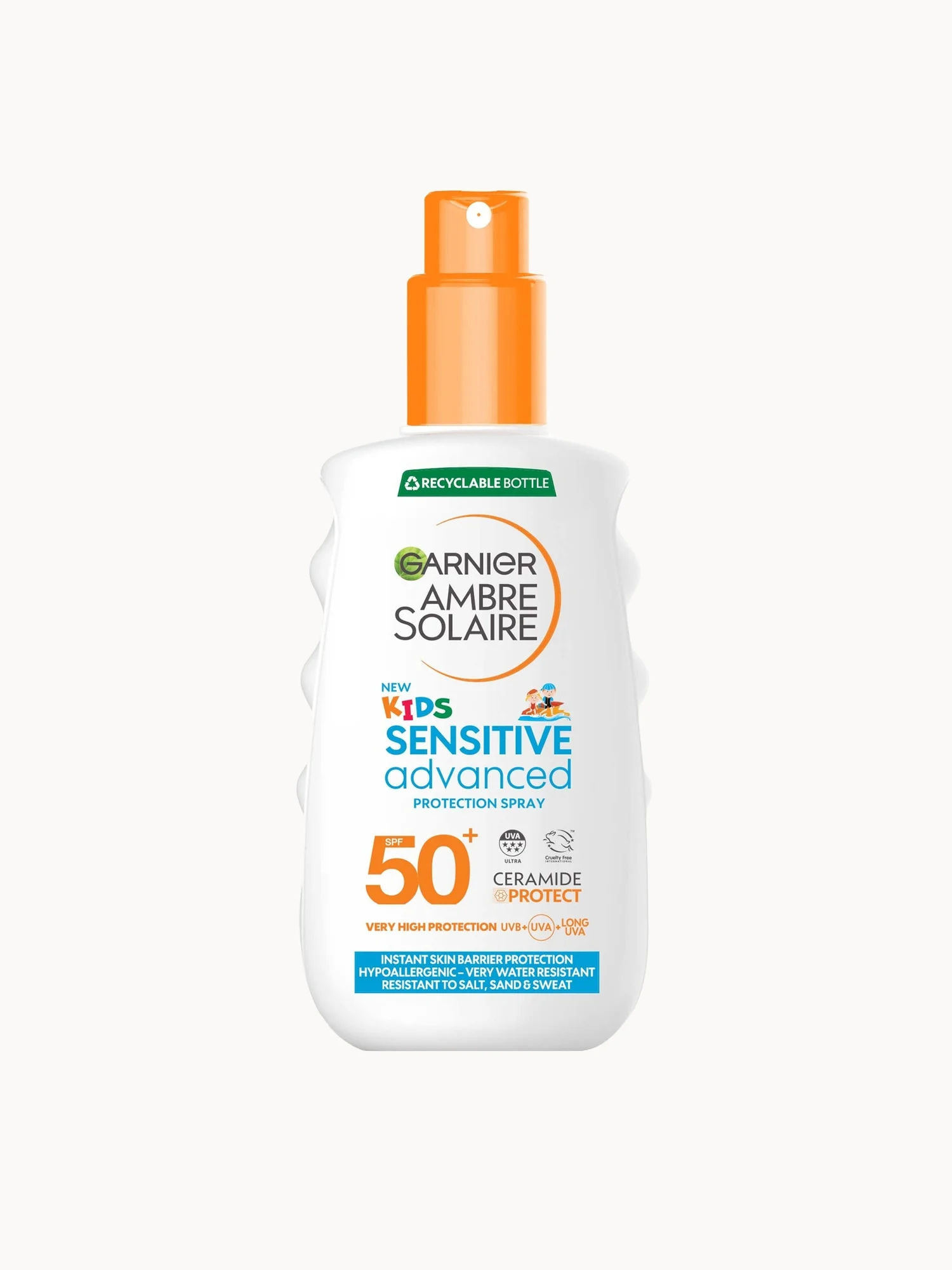 Garnier Ambre Solaire Kids' SPF 50+ Sensitive Advanced Sun Spray 150ml