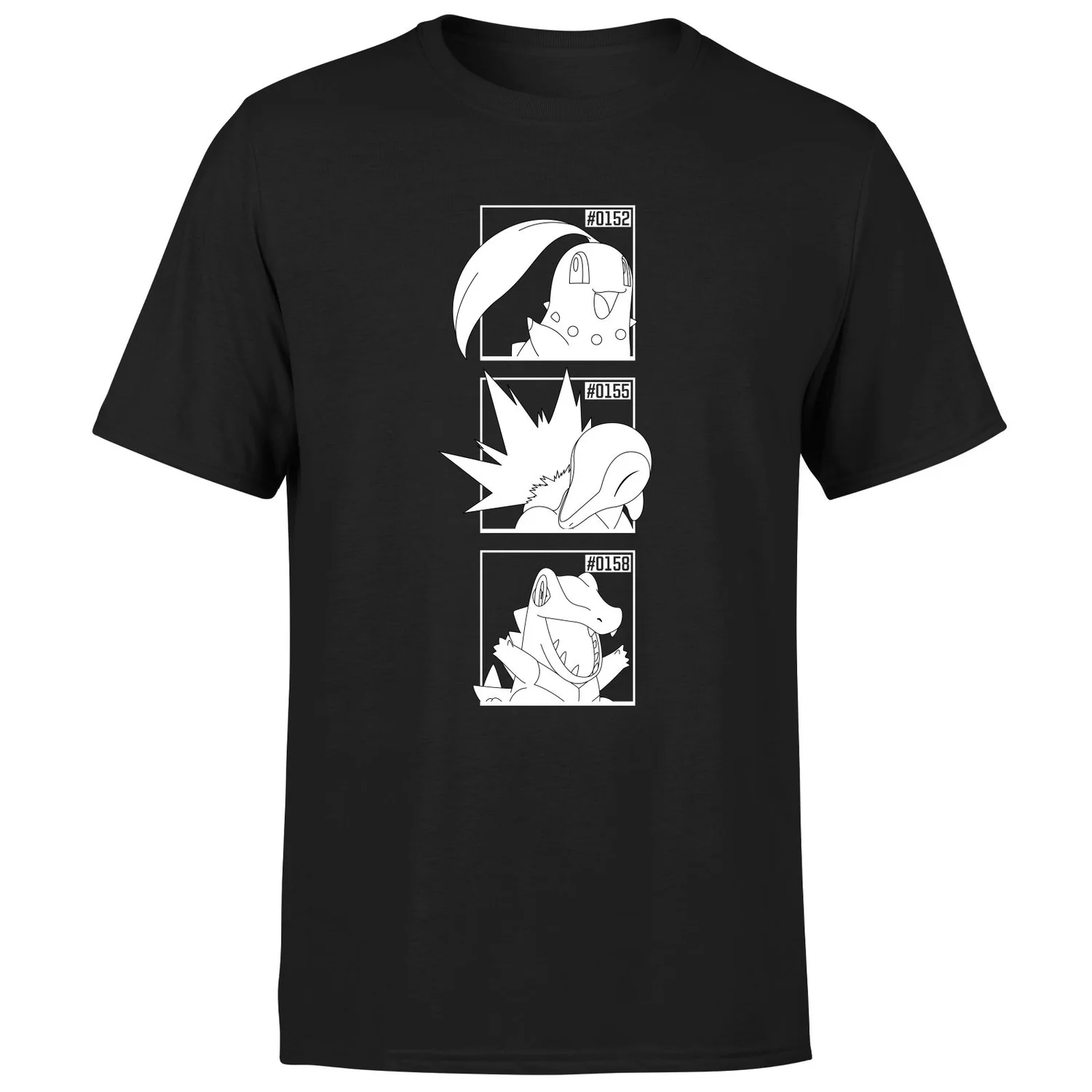 Pokemon Generation 2 Monochrome Starters Men's T-Shirt