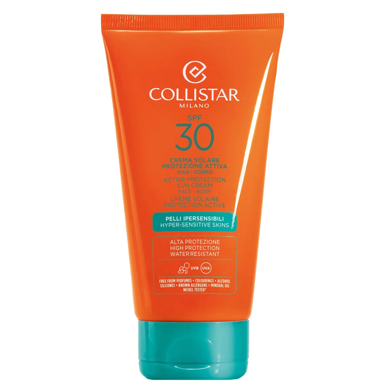 Collistar Active Protection Tanning Cream for Sensitive Skin SPF30 150ml