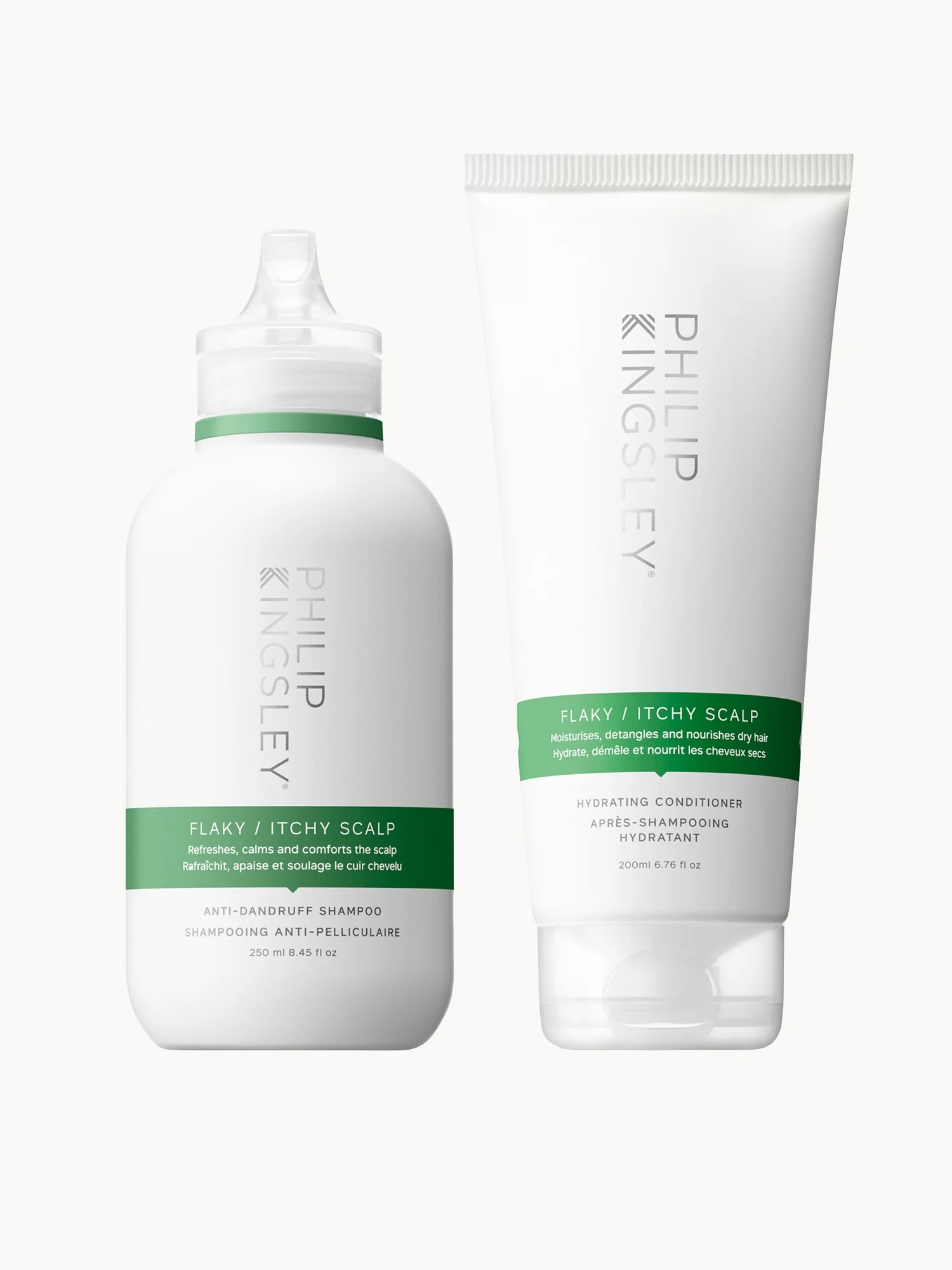 Philip Kingsley Flaky/Itchy Scalp Shampoo 250ml and Conditioner 200ml Duo (Worth £60.00)