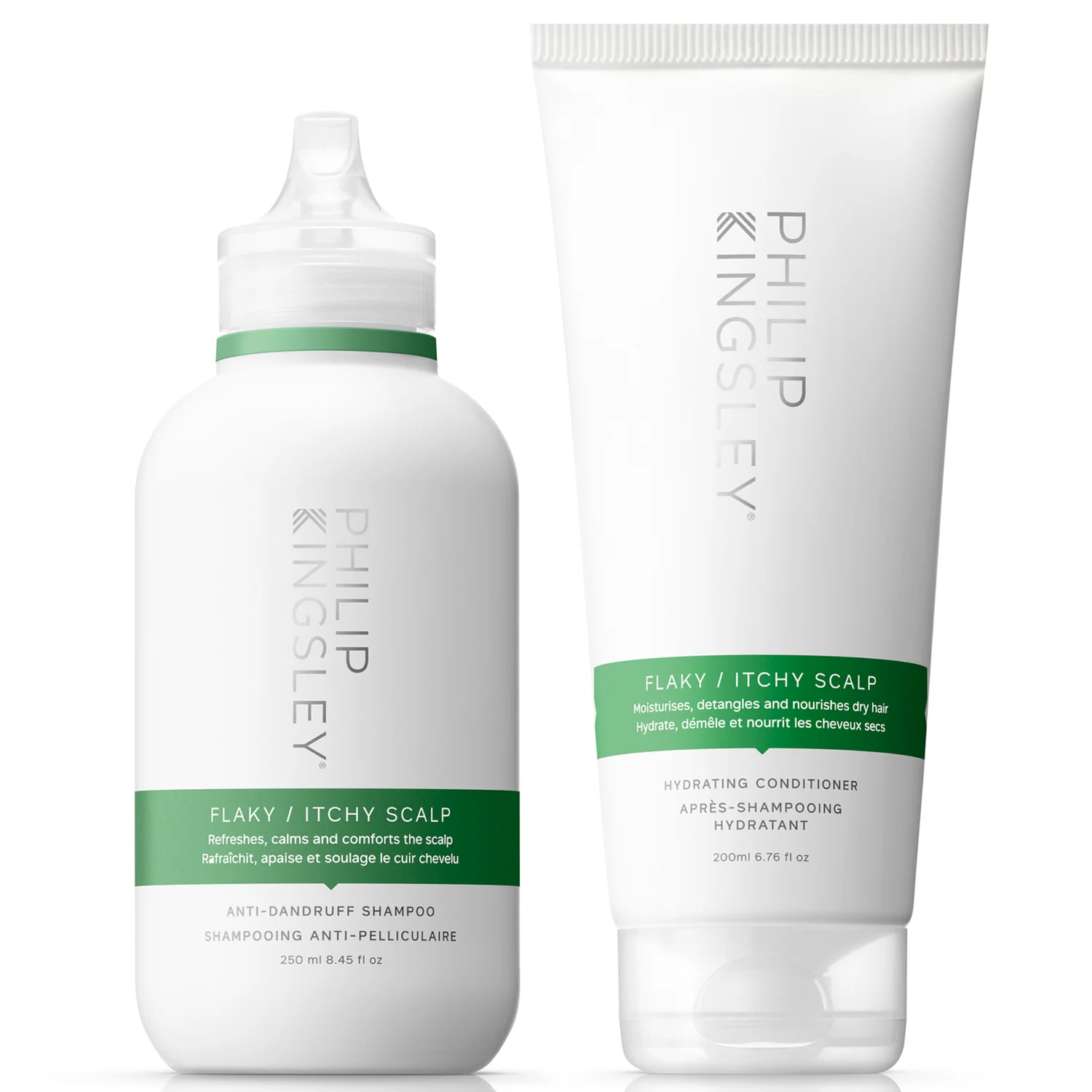 Philip Kingsley Flaky/Itchy Scalp Shampoo 250ml and Conditioner 200ml Duo (Worth £60.00)