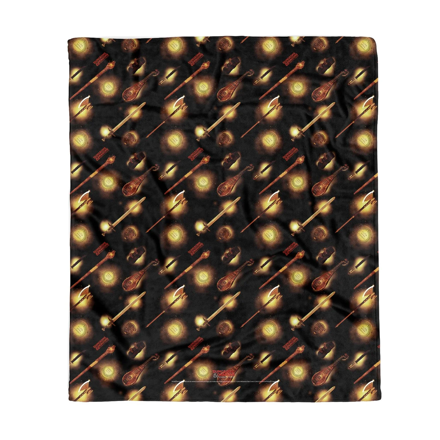 Dungeons & Dragons Choose Your Weapon Fleece Blanket