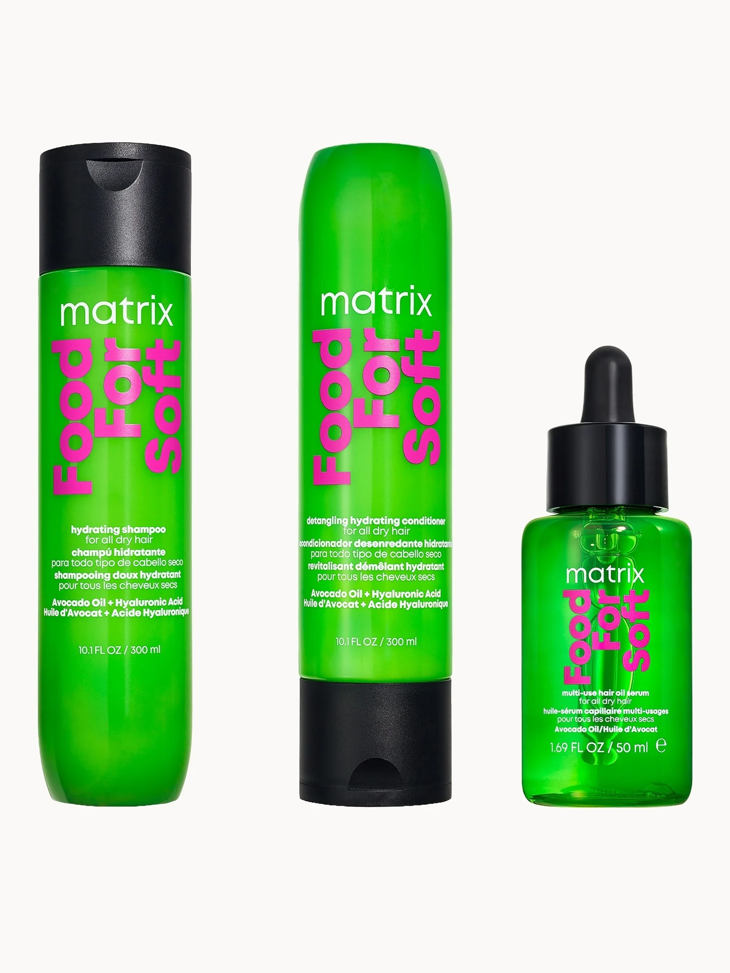 MATRIX x KATSEYE - DANIELA'S GO TO: Food For Soft Hydrating Shampoo, Conditioner and Oil