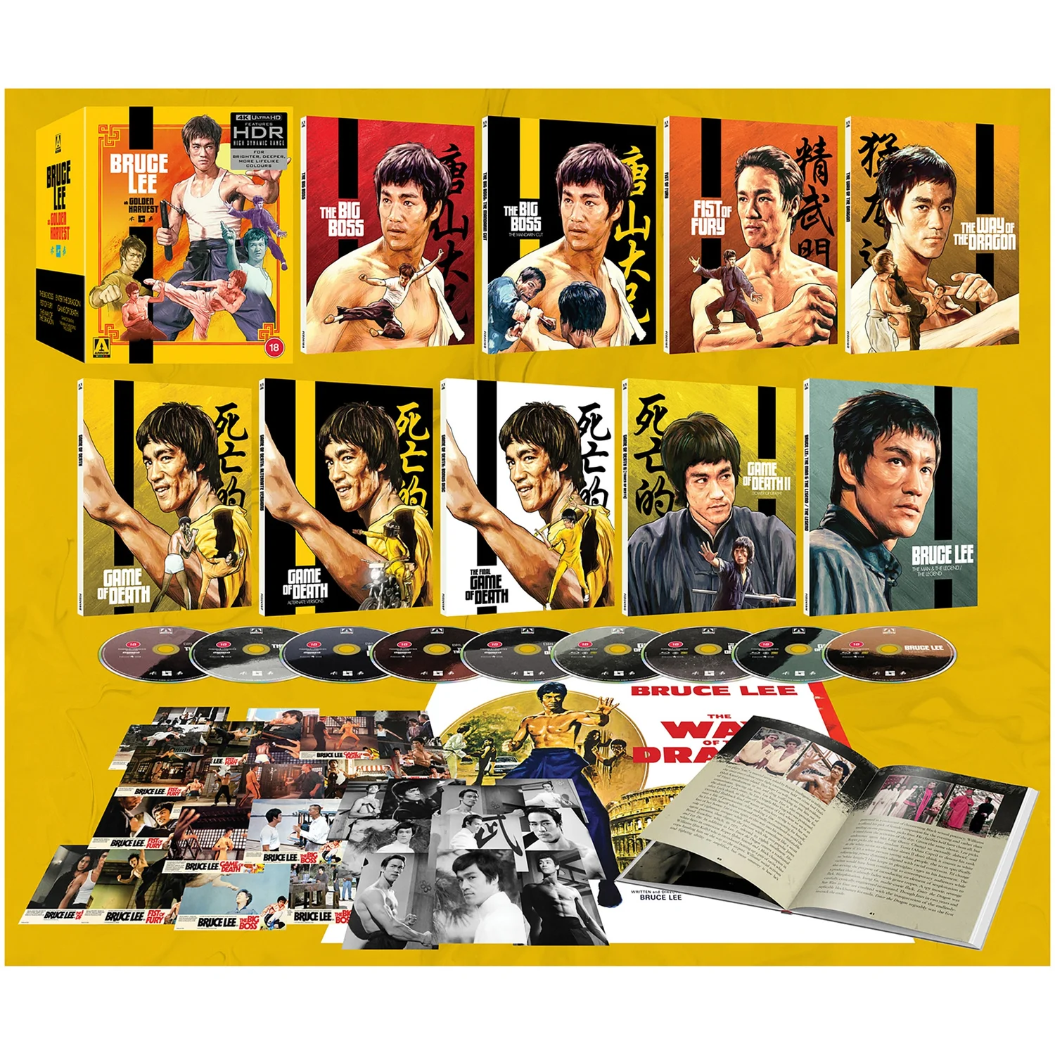 Bruce Lee at Golden Harvest Arrow Exclusive Limited Edition 4K