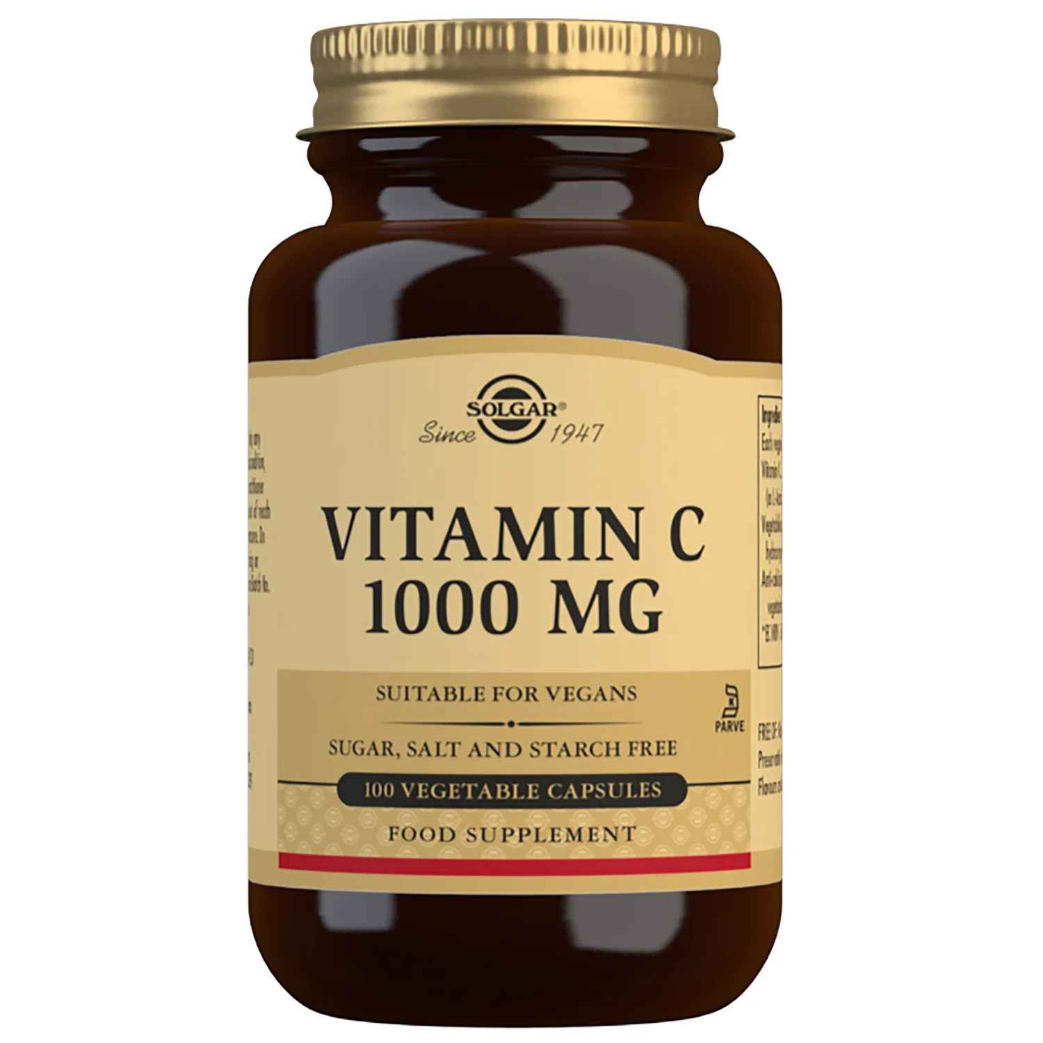 Solgar Vitamin C 1000mg Vegetable Capsules x 100
