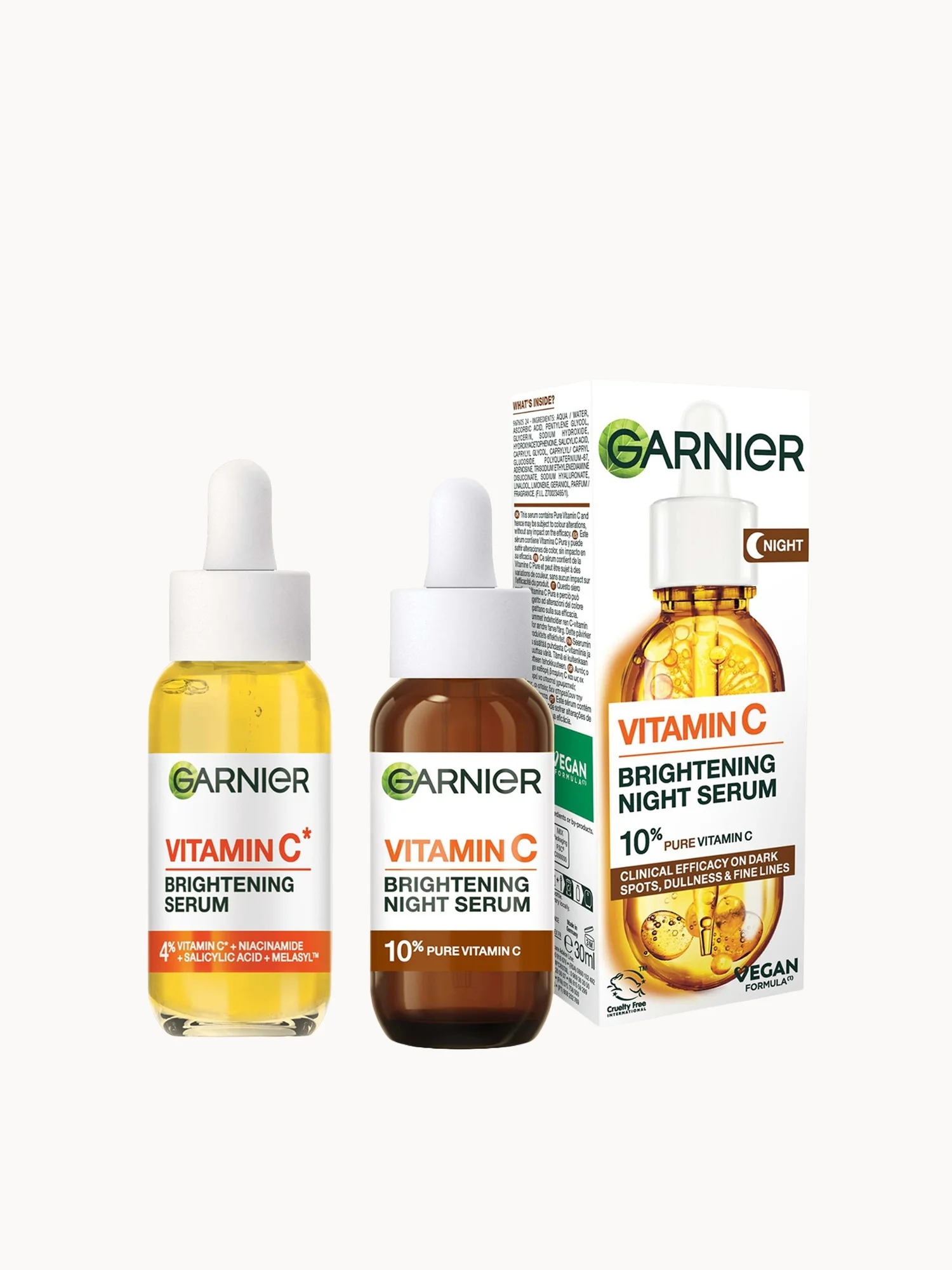 Garnier Vitamin C Day and Night Serum Set for Face