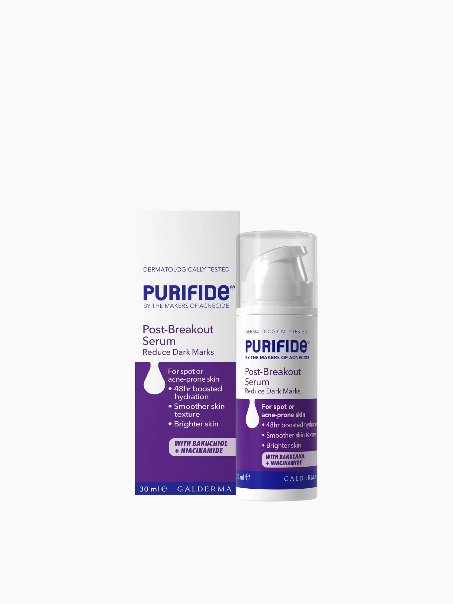 PURIFIDE by Acnecide Post-Breakout Serum for Hyperpigmentation and Spot Prone Skin 30ml