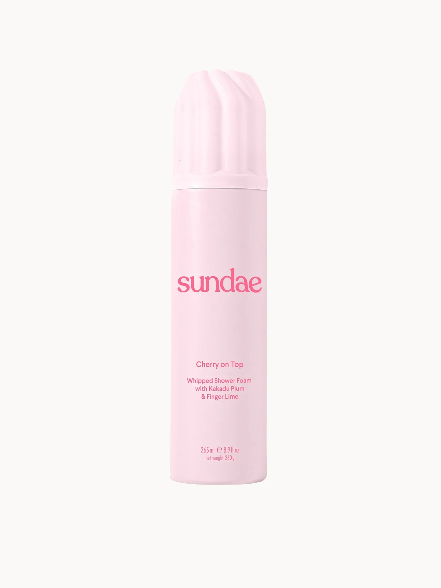 Sundae Body Cherry on Top Whipped Shower Foam with Kakadu Plum and Finger Lime 265ml