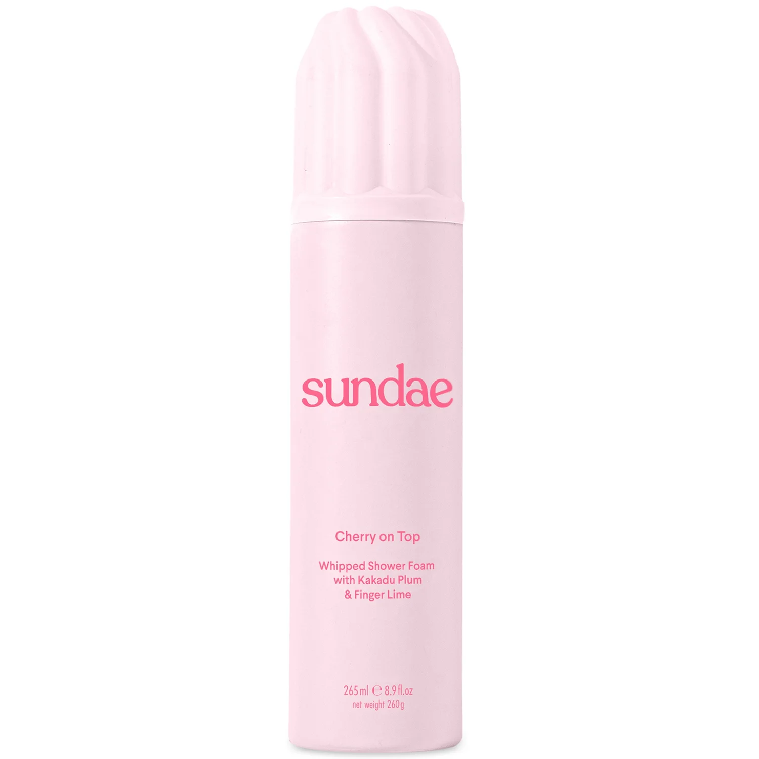 Sundae Body Cherry on Top Whipped Shower Foam with Kakadu Plum and Finger Lime 265ml
