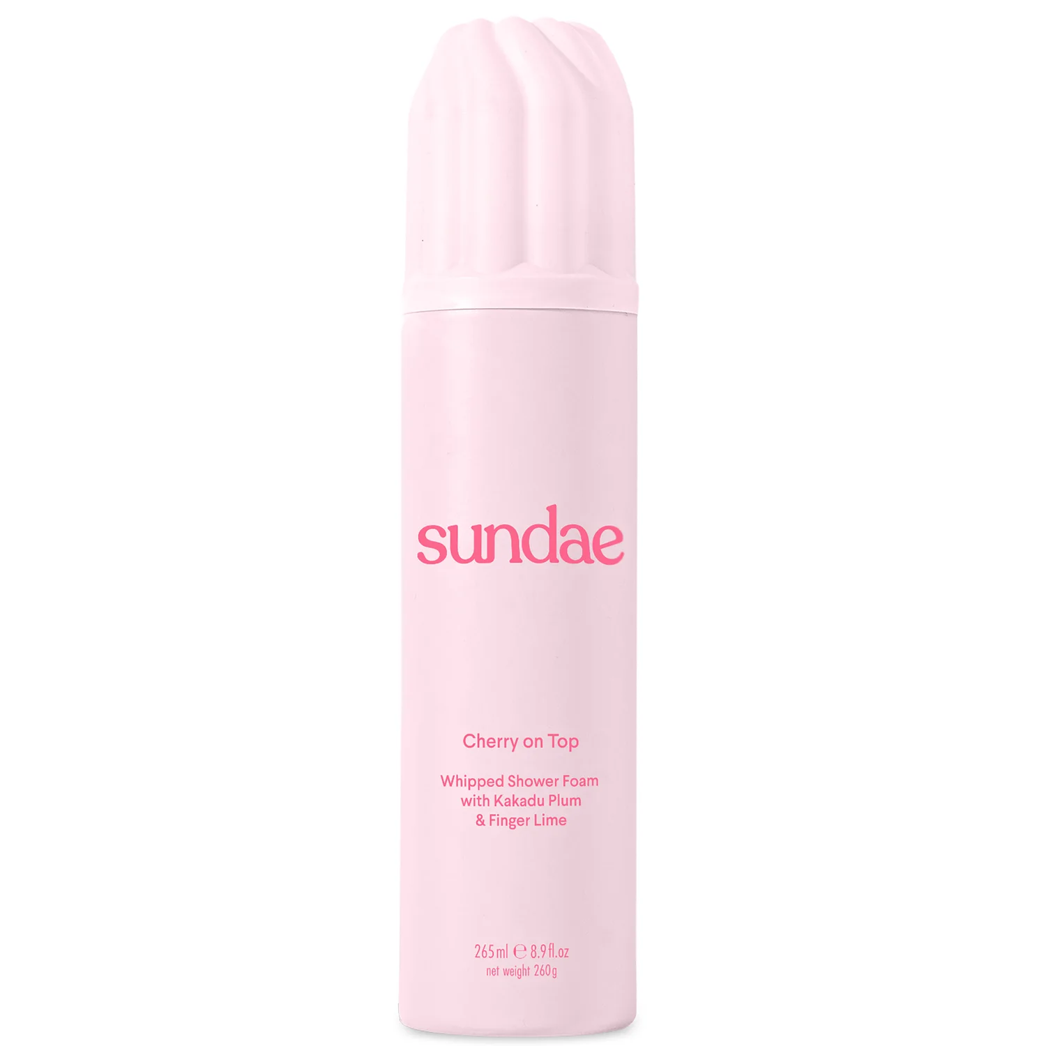 Sundae Body Cherry on Top Whipped Shower Foam with Kakadu Plum and Finger Lime 265ml