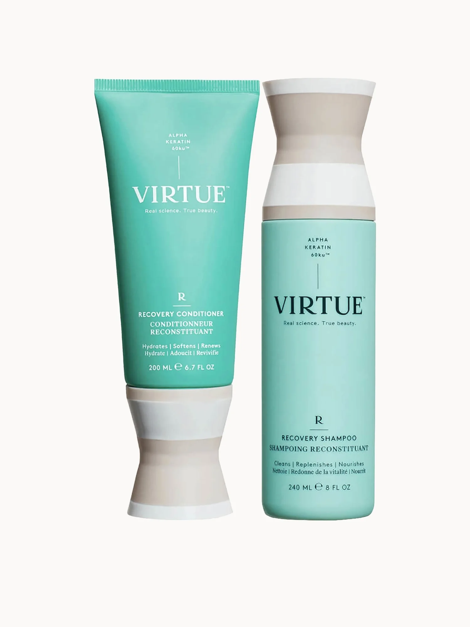 VIRTUE Recovery Shampoo and Conditioner Duo For Dry