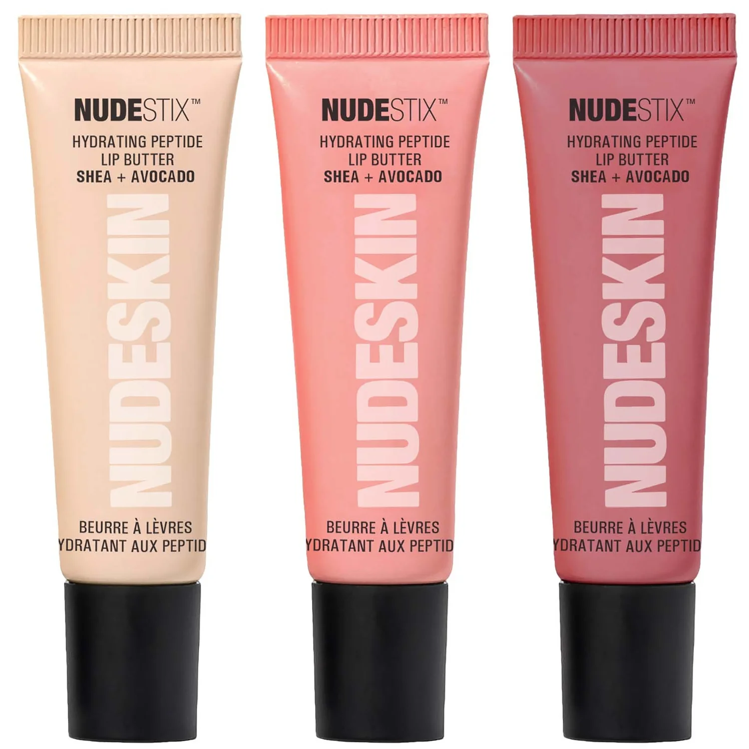NUDESTIX Hydrating Peptide Lip Butter 3pc Set