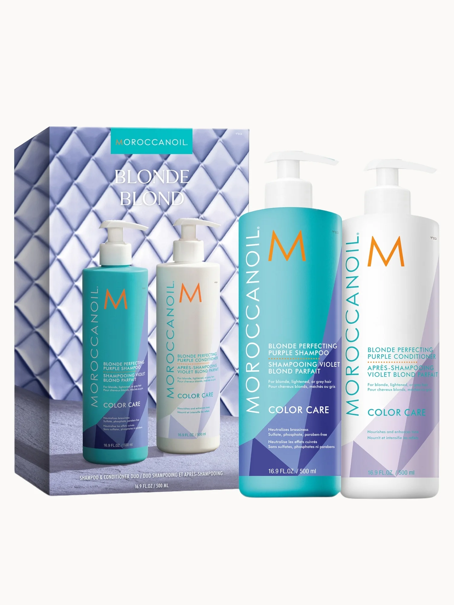 Moroccanoil Blonde Shampoo and Conditioner Duo 2 x 500ml (Worth £104.25)