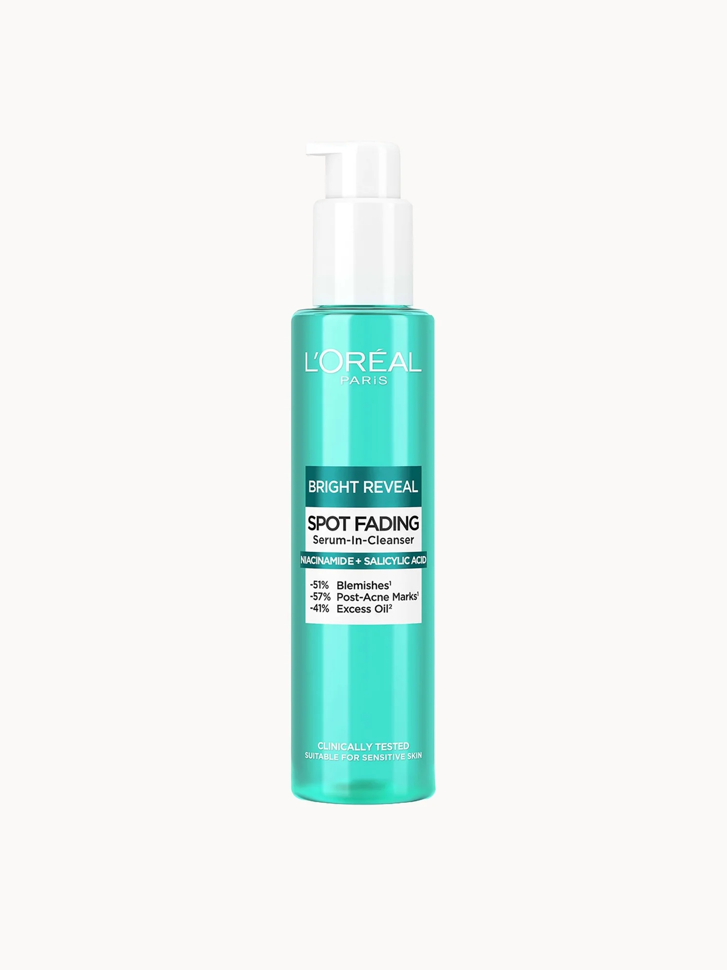 L'Oréal Paris Bright Reveal Spot Fading Serum-in-Cleanser with Niacinamide and Salicylic Acid 150ml