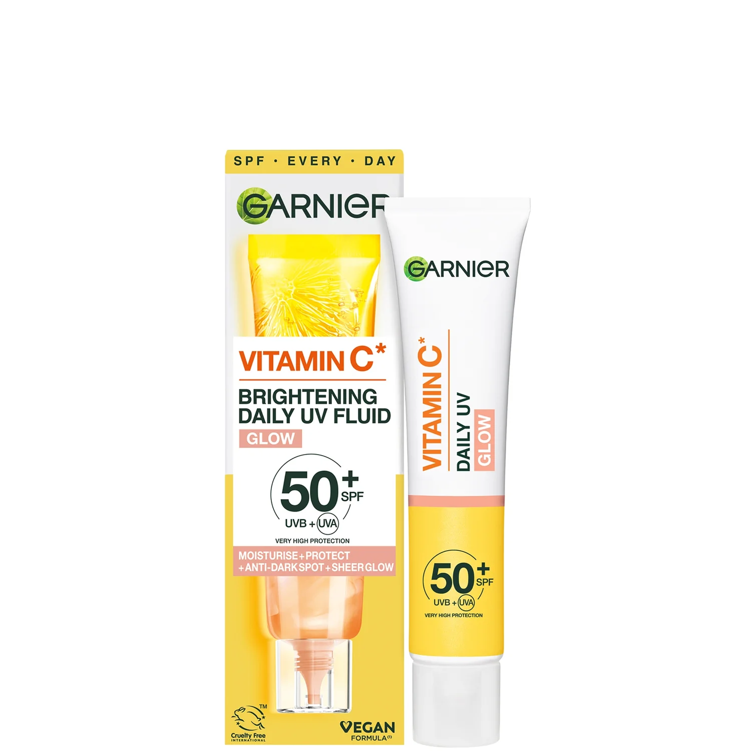 Garnier Lozione Illuminante alla Vitamina C Quotidiana Anti-UV SPF 50+ 40 ml | LOOKFANTASTIC Garnier Lozione Illuminante alla Vitamina C Quotidiana Anti-UV SPF 50+ 40 ml | LOOKFANTASTIC