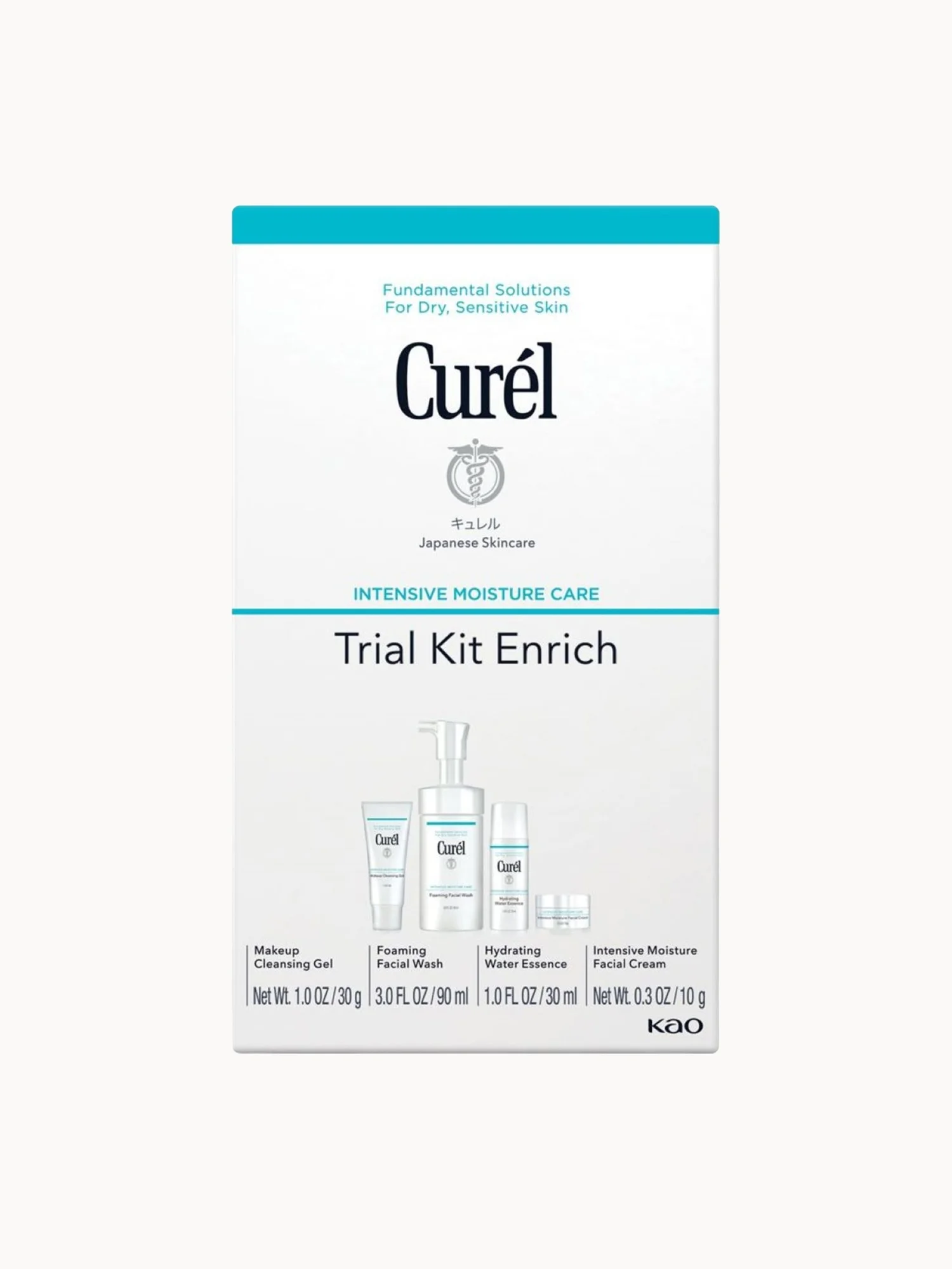 Curél Enrich 2 Week Trial and Travel Kit for Dry