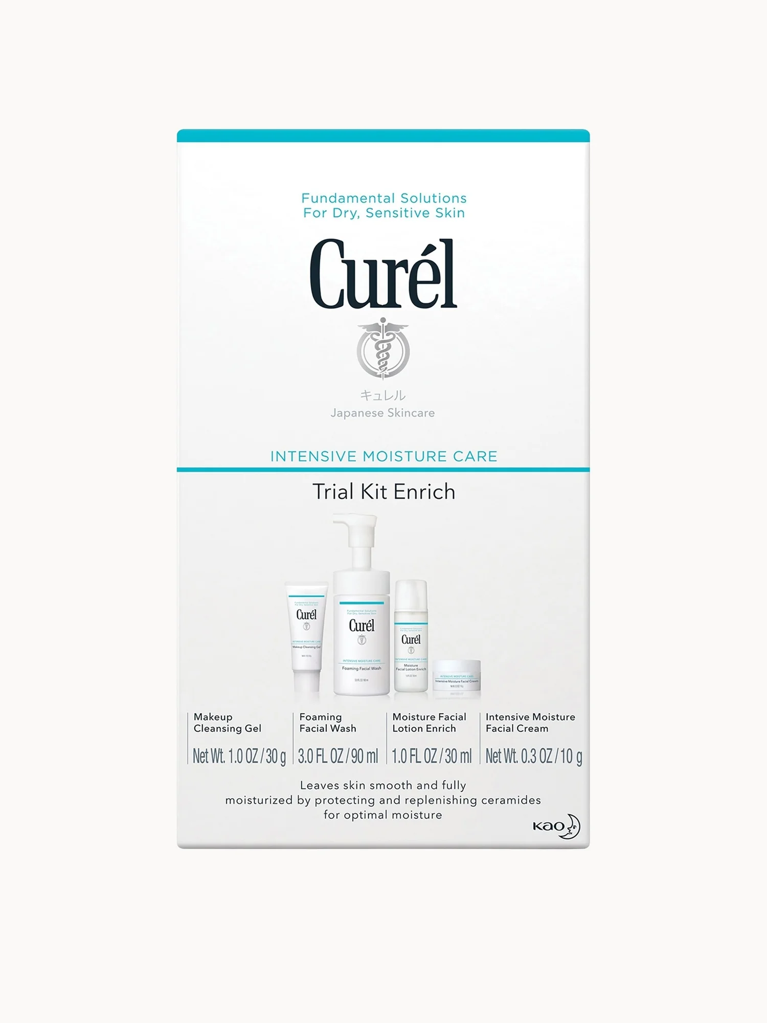Curél Enrich 2 Week Trial and Travel Kit for Dry, Sensitive Skin