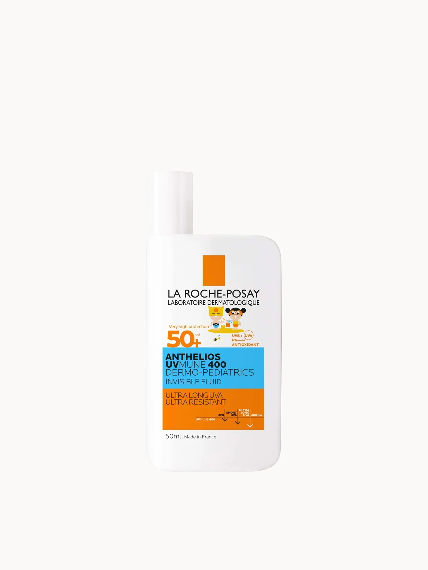 La Roche-Posay Anthelios UVMune 400 Dermo-Pediatrics Kids Ultra Light Invinsible Fluid SPF 50+ 50ml