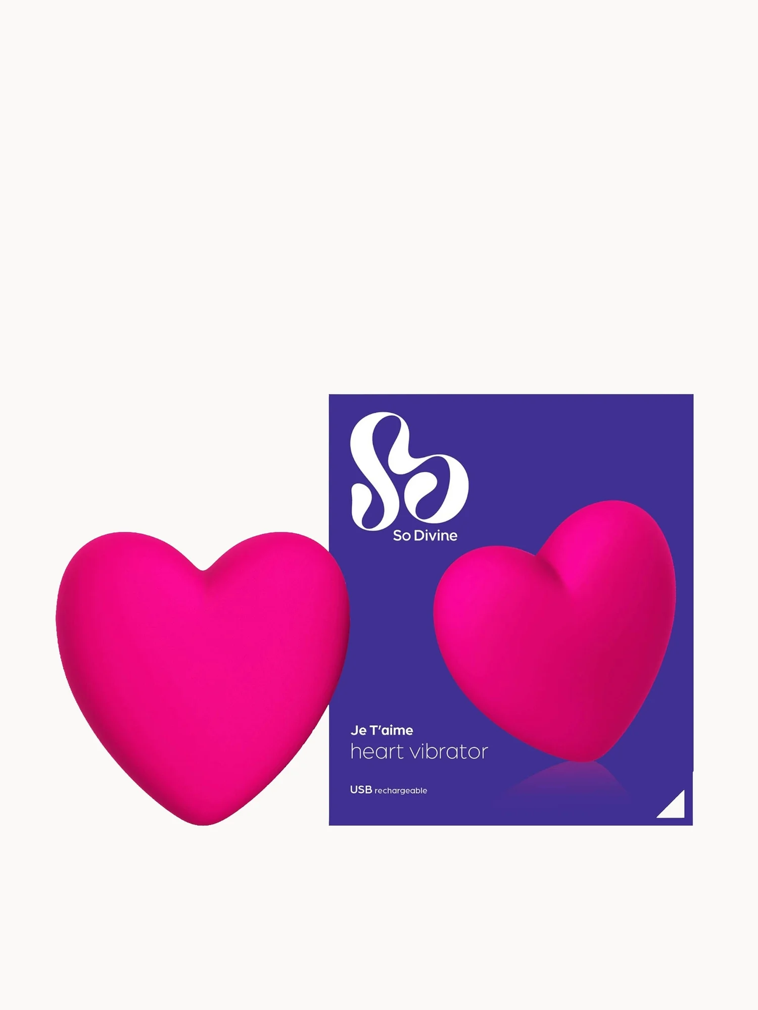 So Divine Je T'aime Heart Pebble Vibrator | LOOKFANTASTIC So Divine Je T'aime Heart Pebble Vibrator | LOOKFANTASTIC