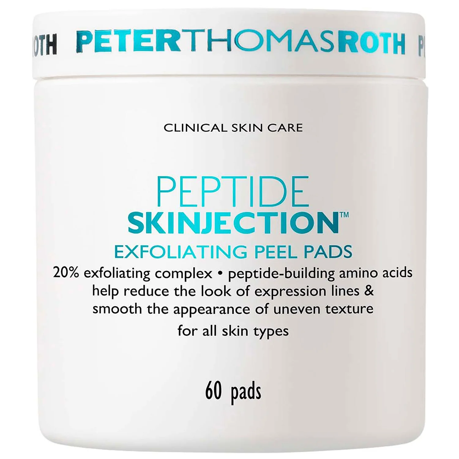 Peptide Skinjection Exfoliating Peel Pads - Pack of 60 product image