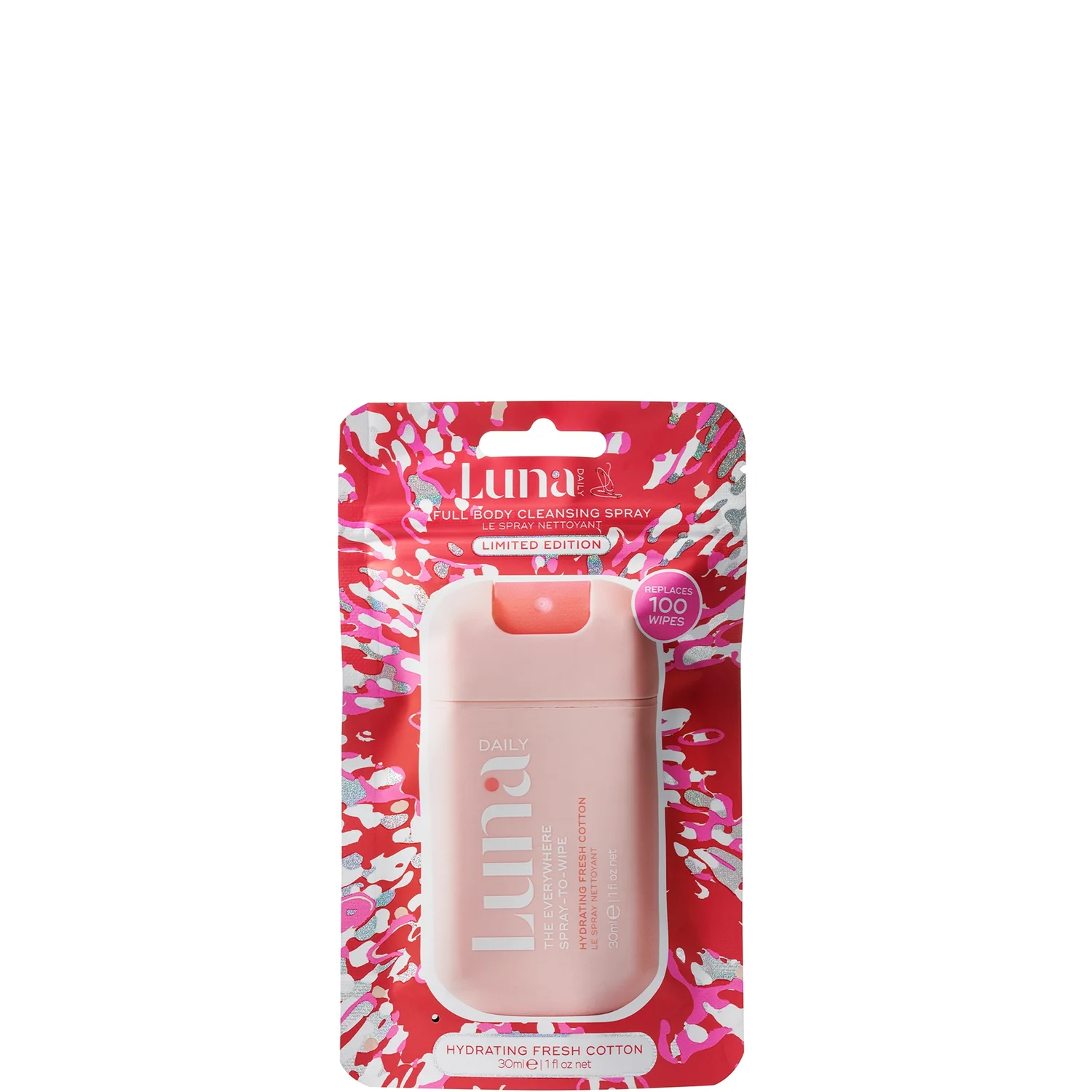 Luna Daily The Hydrating Fresh Cotton Everywhere Spray-To-Wipe 30ml