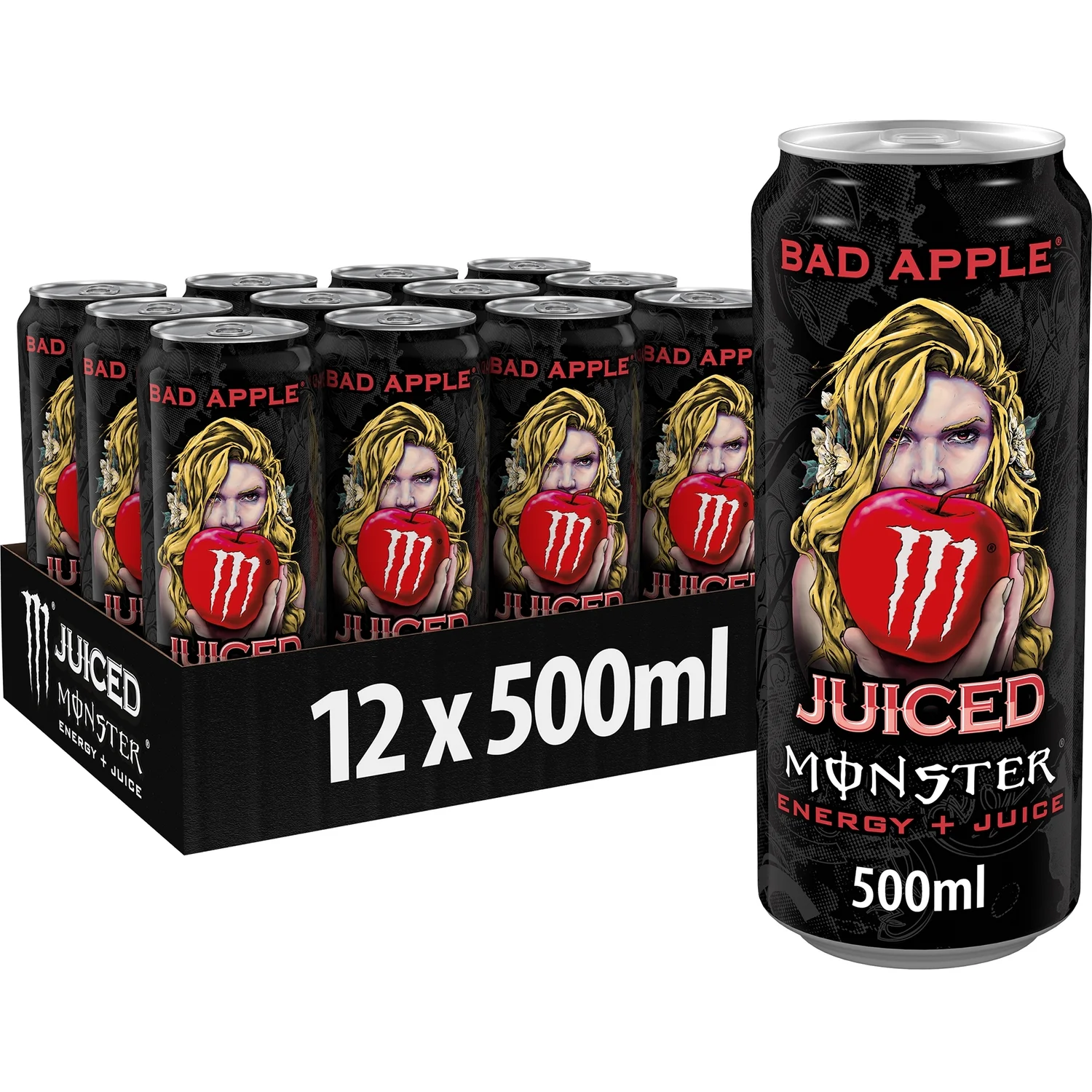 Monster Bad Apple Energy Drink 12 x 500ml
