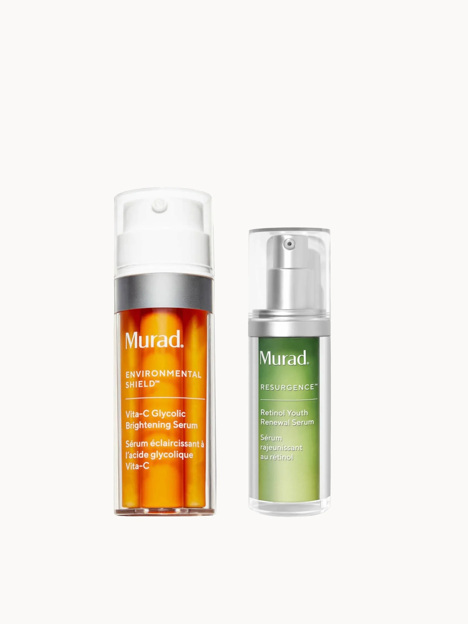 Murad Power Serums: Retinol Youth Renewal Serum and Vita-C Glycolic Serum