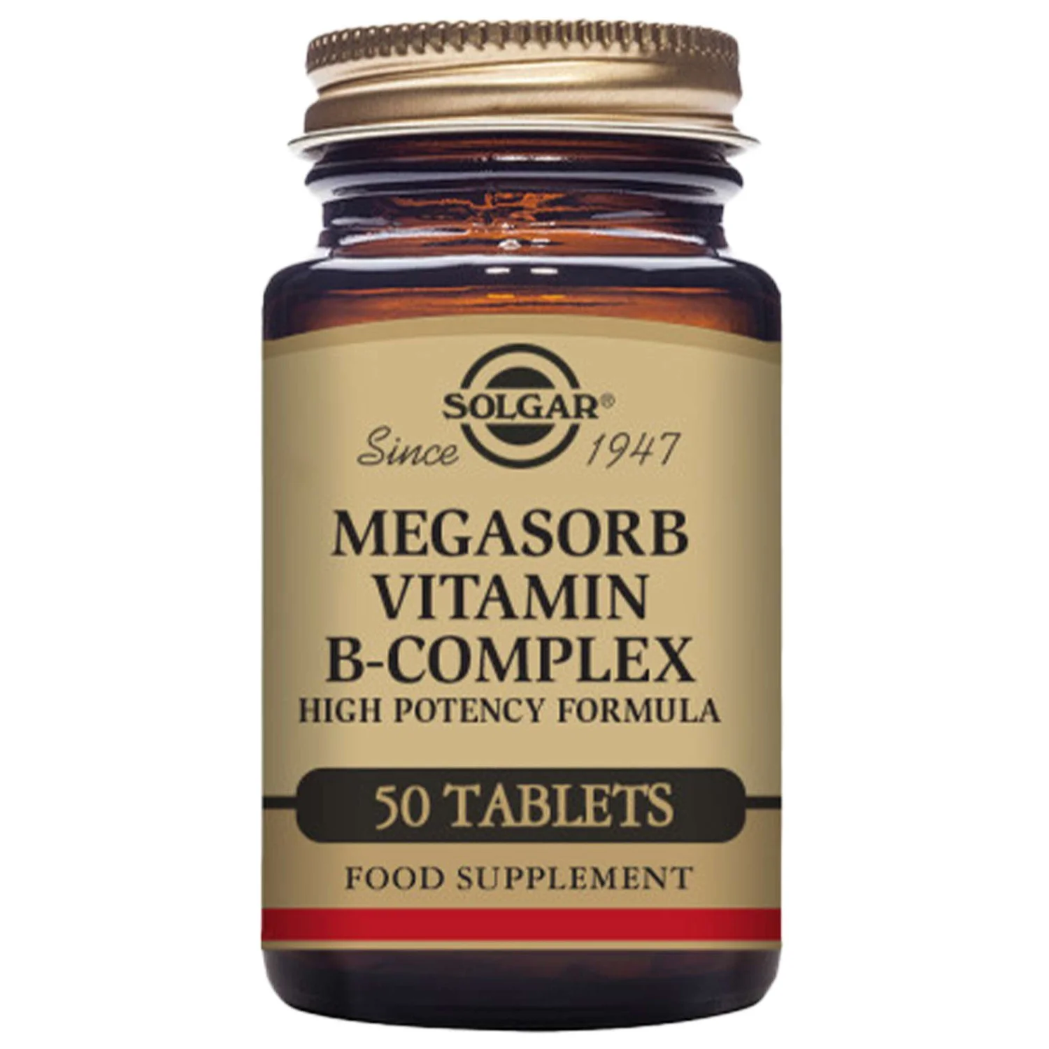 Solgar Megasorb Vitamin B-Complex High Potency Tablets x 50