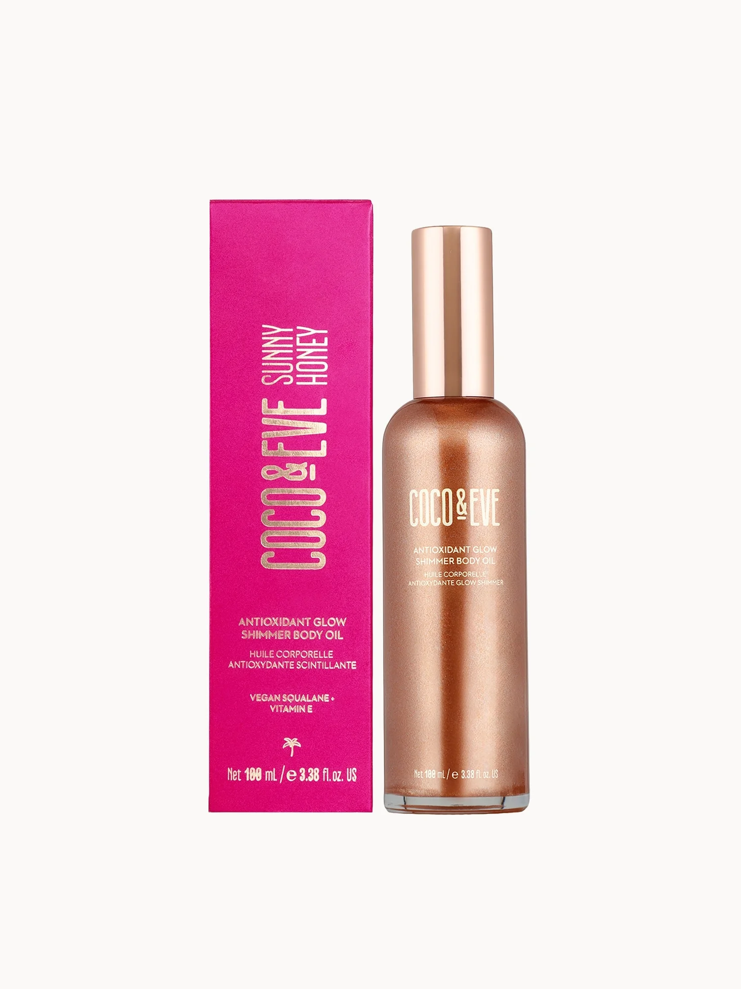 Coco & Eve Antioxidant Glow Shimmer Body Oil 100ml