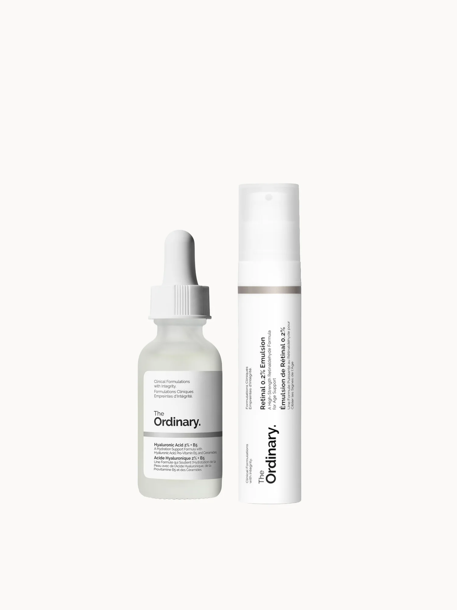 The Ordinary Hydrating & Resurfacing Serum and Retinal Night Duo