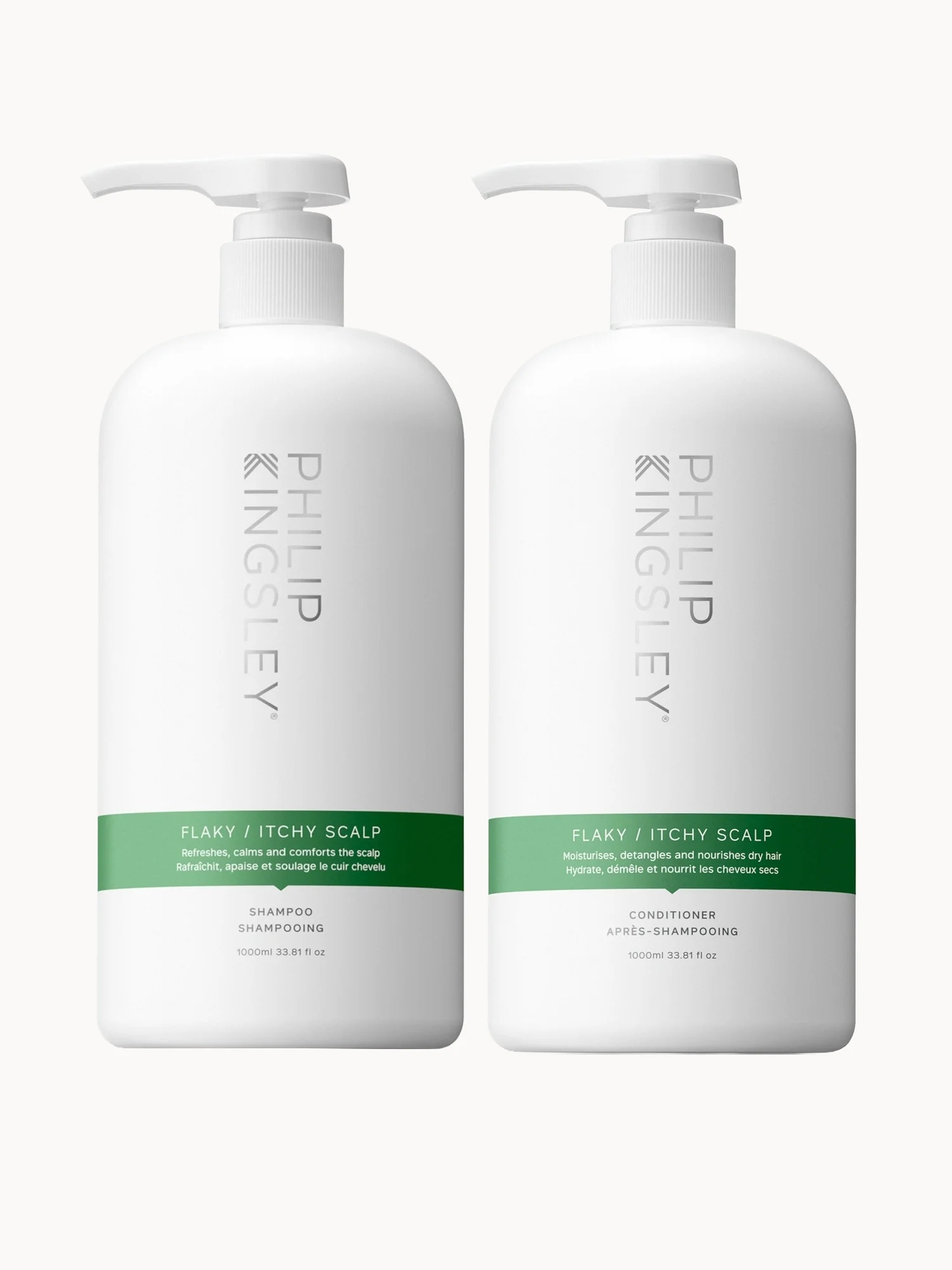 Philip Kingsley Flaky Itchy Shampoo and Conditioner 1000ml Duo